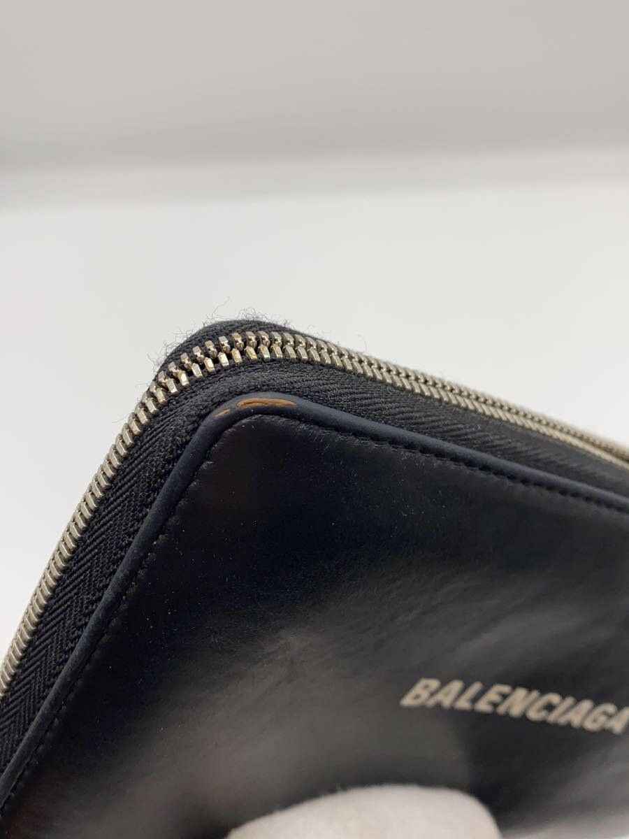Balenciaga Balenciaga Leather Long Wallet Black Size ONE SIZE - 8 Thumbnail