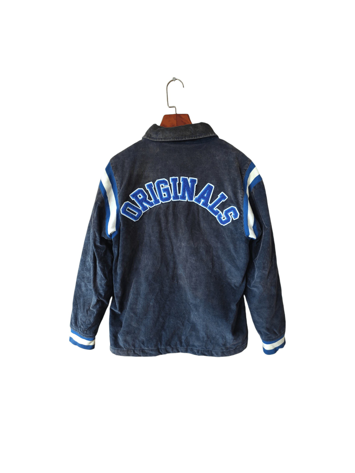 Adidas ADIDAS ORIGINALS JACKET BLOUSON CORDUROY PADDED NAVY Size US S / EU 44-46 / 1 - 2 Thumbnail