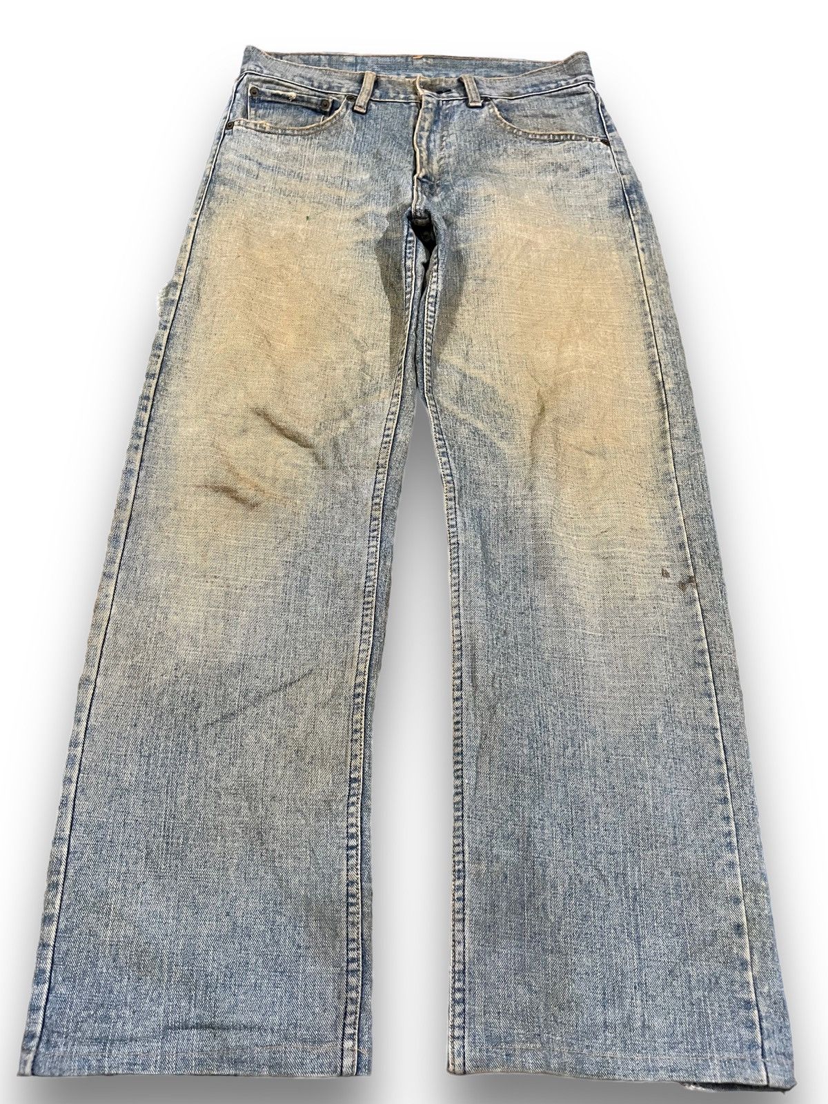 Levi's × Levi's Vintage Clothing Vintage Levi’s 534 Mudwash Grunge Wide Leg Denim Size US 31 - 1 Thumbnail