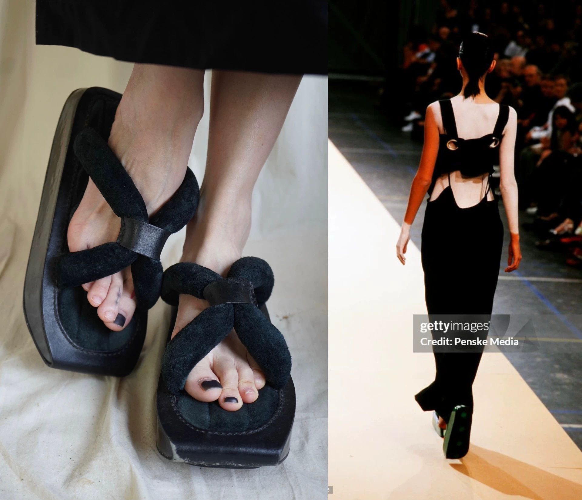 Yohji Yamamoto YohjiYamamoto x Adidas 2004SS Ninja Geta ThickSole 37 Size US 6.5 / IT 36.5 - 1 Thumbnail
