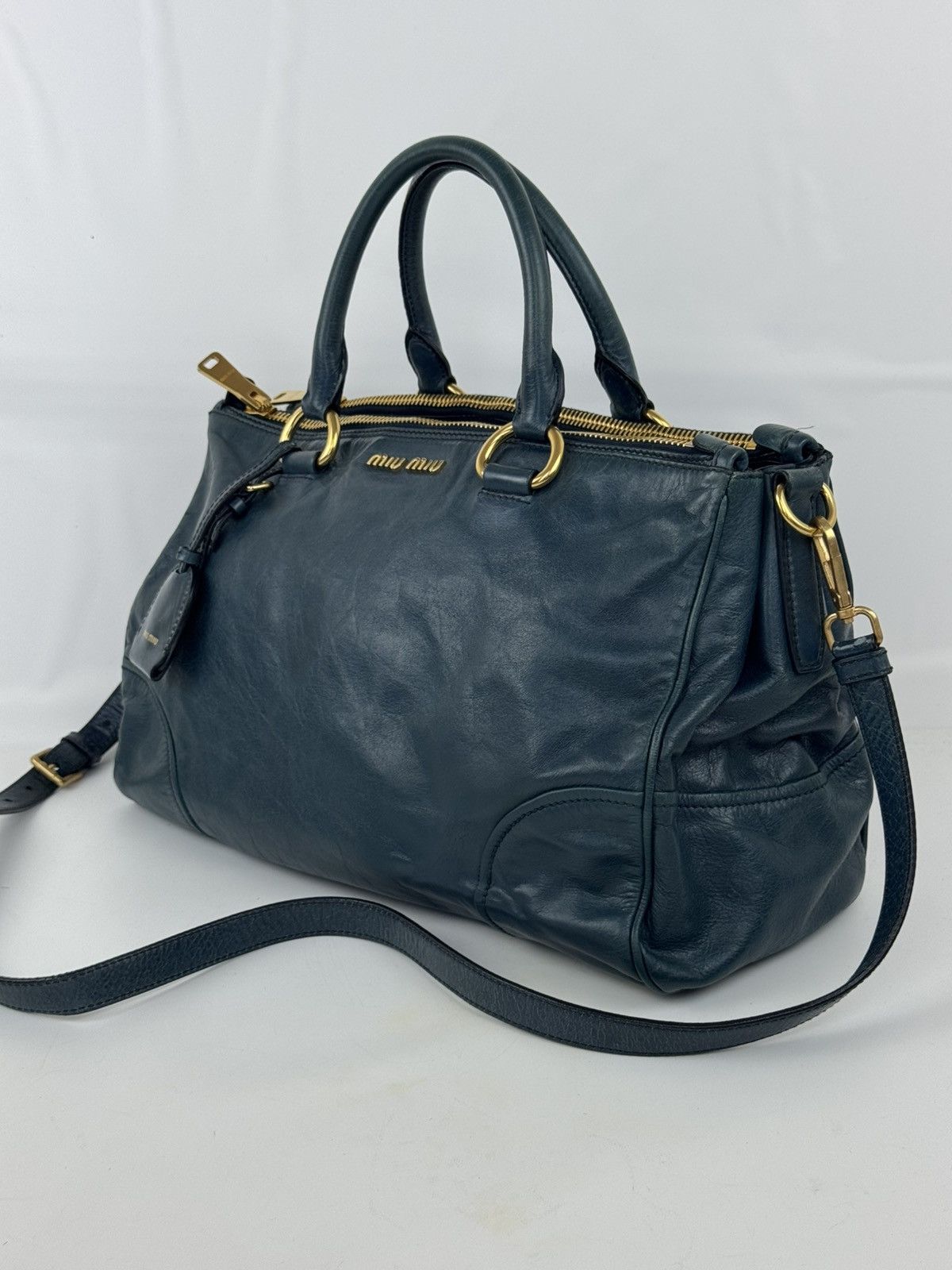 Miu Miu Miu Miu Vitello shine tote bag Size ONE SIZE - 5 Thumbnail