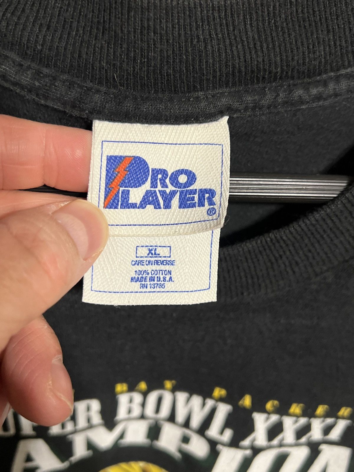 Pro Player 1997 Green Bay Packers Super Bowl XXXI Champions Ring Tee XL Size US XL / EU 56 / 4 - 11 Thumbnail