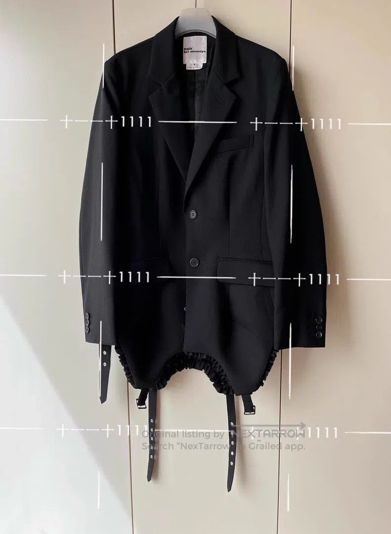 Comme des Garcons Comme Des Garcons Notched Lapel Tie Belt Coat Transformed Size S / US 4 / IT 40 - 2 Thumbnail