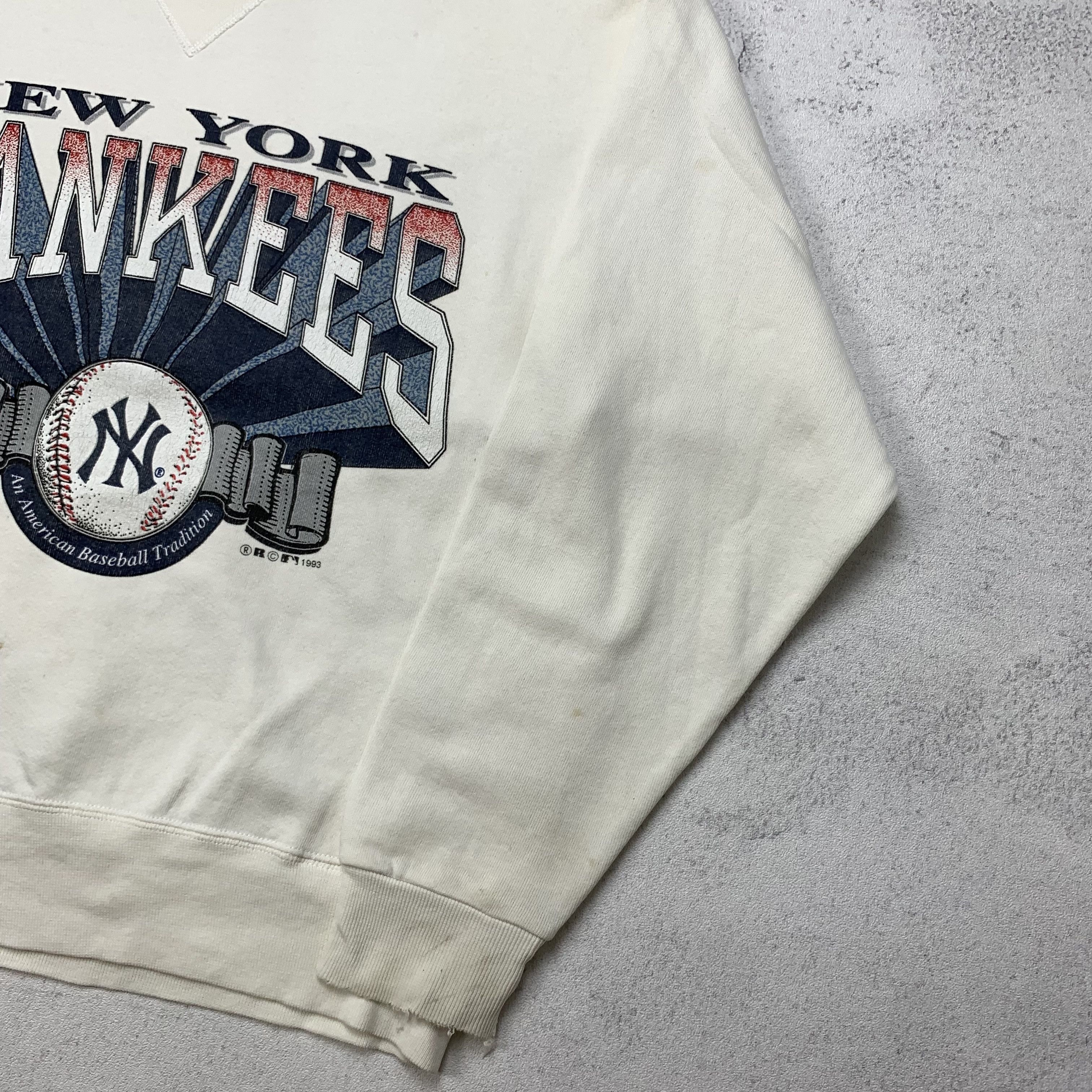 MLB Vintage 1993 New York Yankees MLB Sweatshirt Russell Size US M / EU 48-50 / 2 - 7 Thumbnail