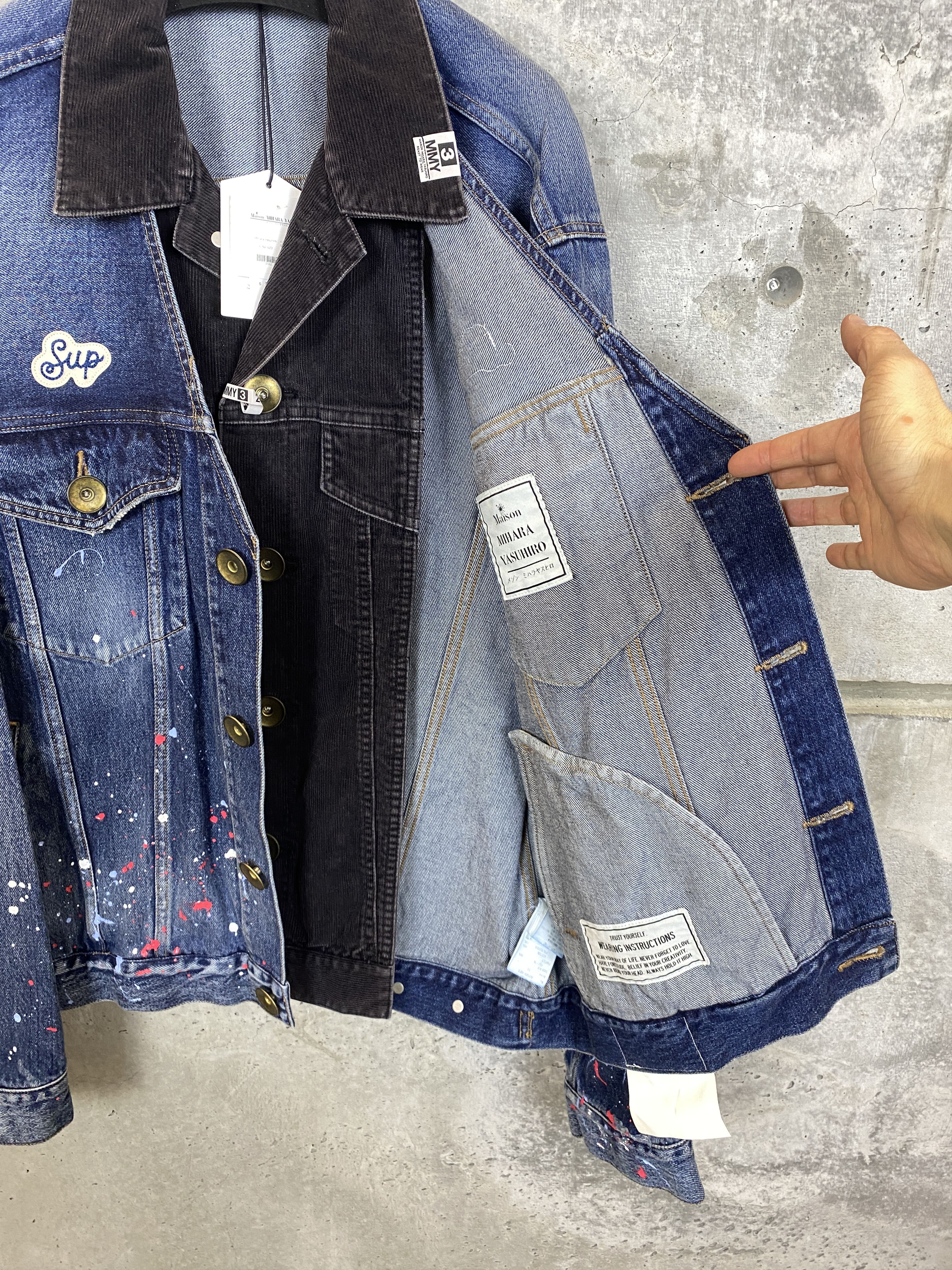 Maison MIHARA YASUHIRO $1100 Maison MIHARA YASUHIRO DENIM JACKET SIZE 2 Size US M / EU 48-50 / 2 - 3 Thumbnail