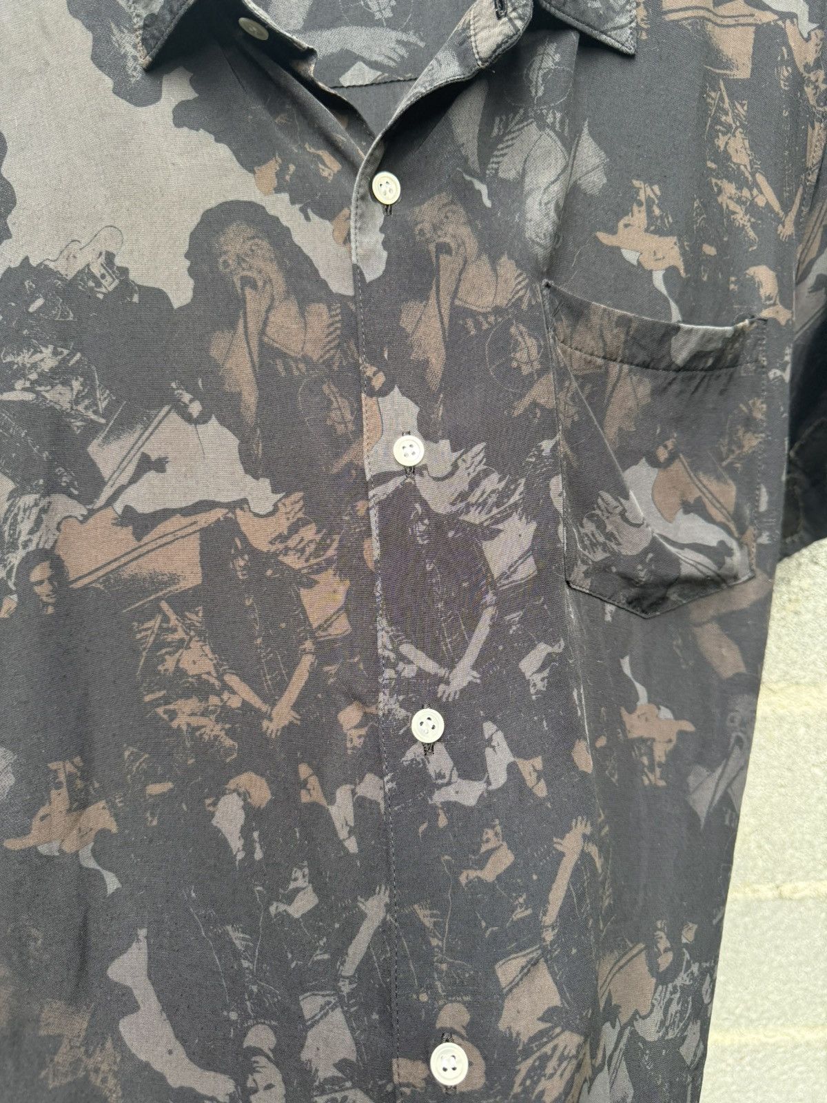 Undercover AW03 Undercover Scab Public Enemy Button Up Size US M / EU 48-50 / 2 - 3 Thumbnail