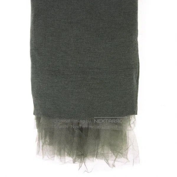 Junya Watanabe Junya Watanabe size M Green vintage tulle lined knitted ha Size 23" - 8 Thumbnail