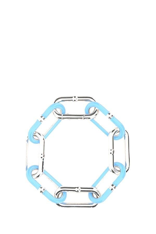 Bottega Veneta o1n1vont1124 Size: S / Chains Bracelet in Blue/Silver Size ONE SIZE - 1 Thumbnail