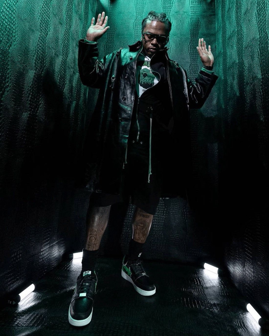 Bape BAPE x GUNNA (SLATT) BAPE STA LOW MENS A BATHING APE 9 Size US 9 / EU 42 - 17 Thumbnail