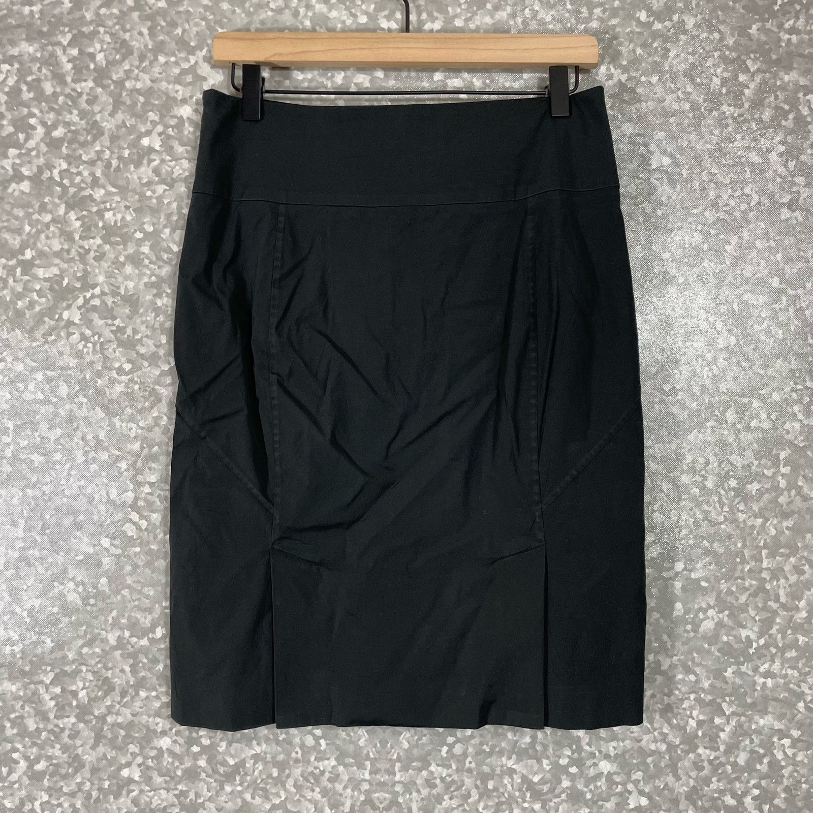Club Monaco Club Monaco Black Knee Length Double Slit Pencil Skirt - 6 Size 28" / US 6 / IT 42 - 8 Thumbnail