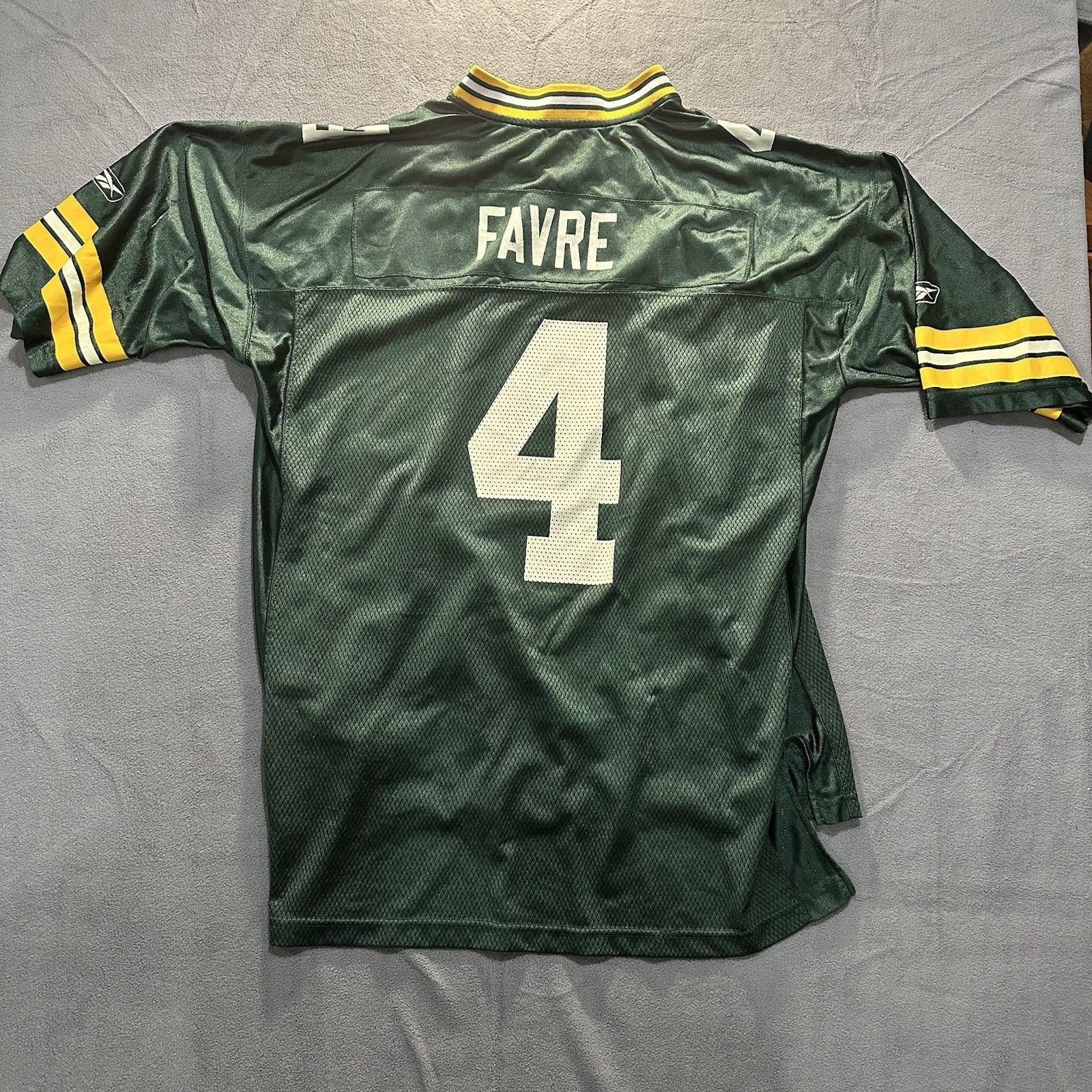 Reebok Vintage Brett Favre #4 Green Bay Packers Reebok Jersey XL Size US XL / EU 56 / 4 - 2 Thumbnail