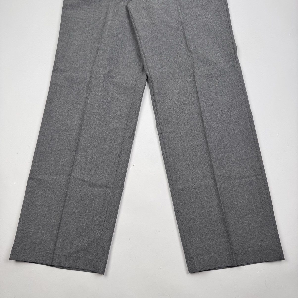 Prada Prada SS2024 Main-Line Light Gray Wide Fine Wool Pants Size US 34 / EU 50 - 4 Thumbnail