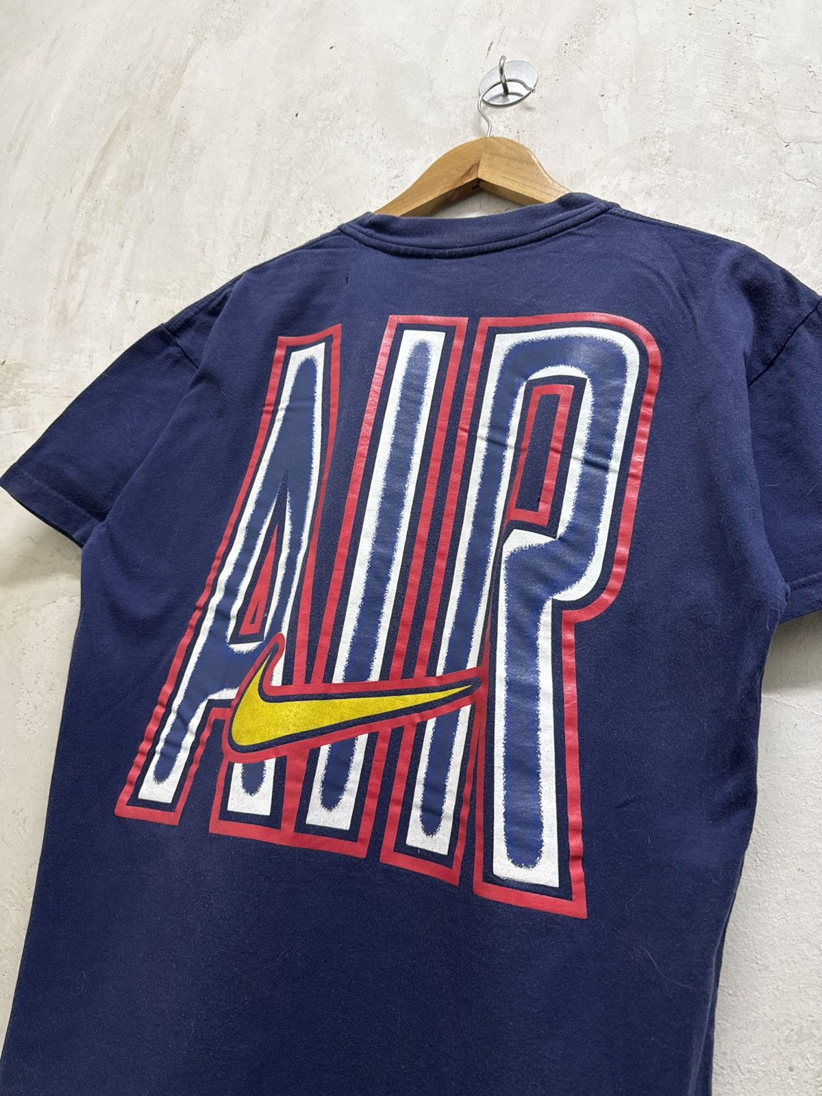Nike Vintage 90s Nike Air Big Shot Graphic T-Shirt Size US M / EU 48-50 / 2 - 5 Thumbnail