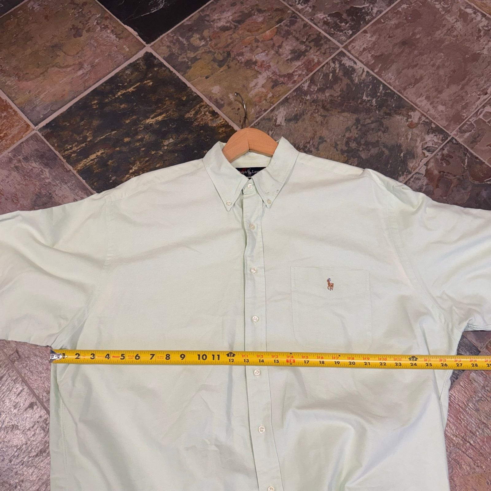 Polo Ralph Lauren Polo Ralph Lauren Big Shirt 100% cotton green button up Size US XL / EU 56 / 4 - 6 Thumbnail