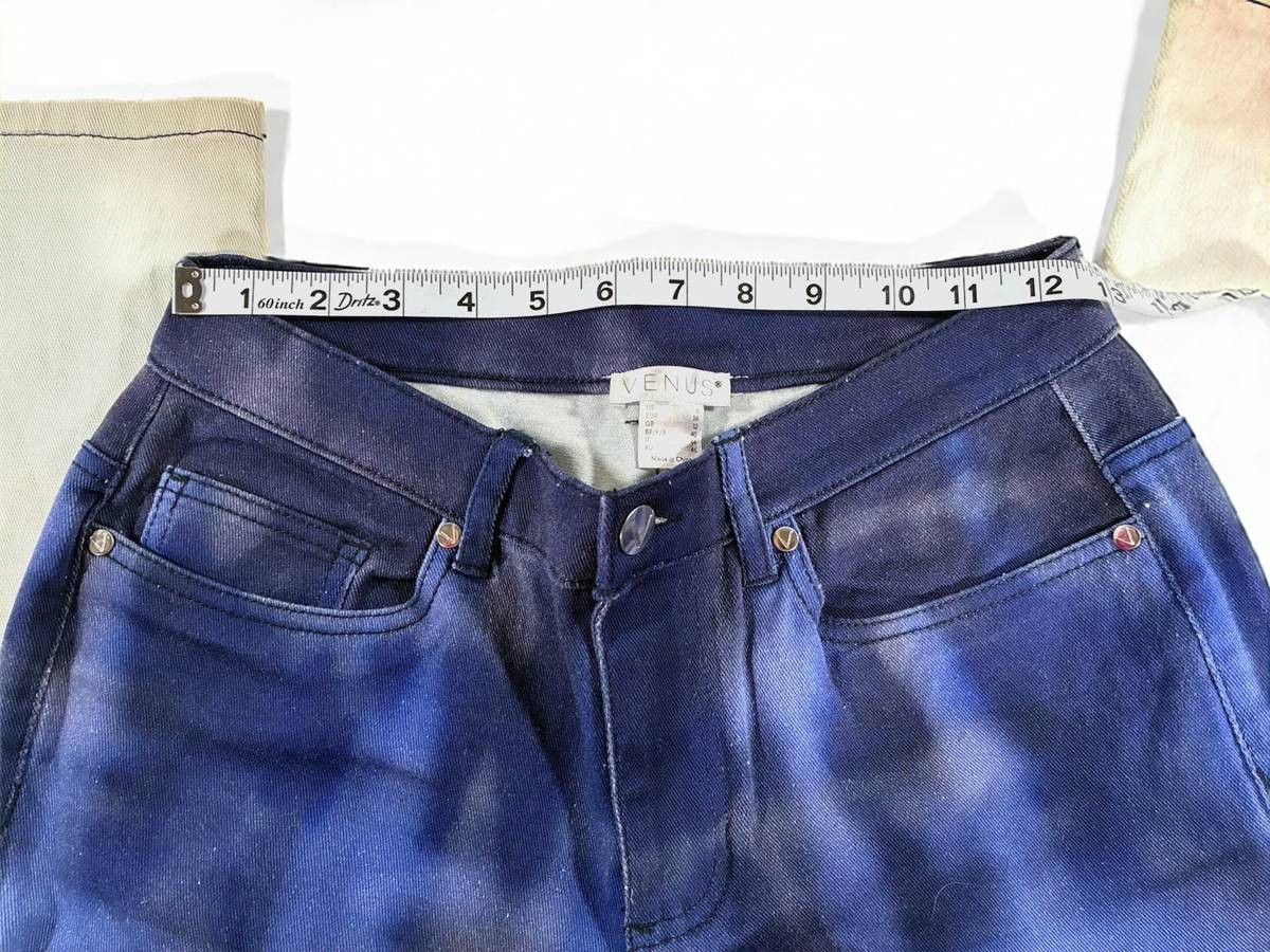 Venus Venus Jeans Ombre Gradient Stretch Denim Pants Size 6 Women Size 28" / US 6 / IT 42 - 4 Thumbnail