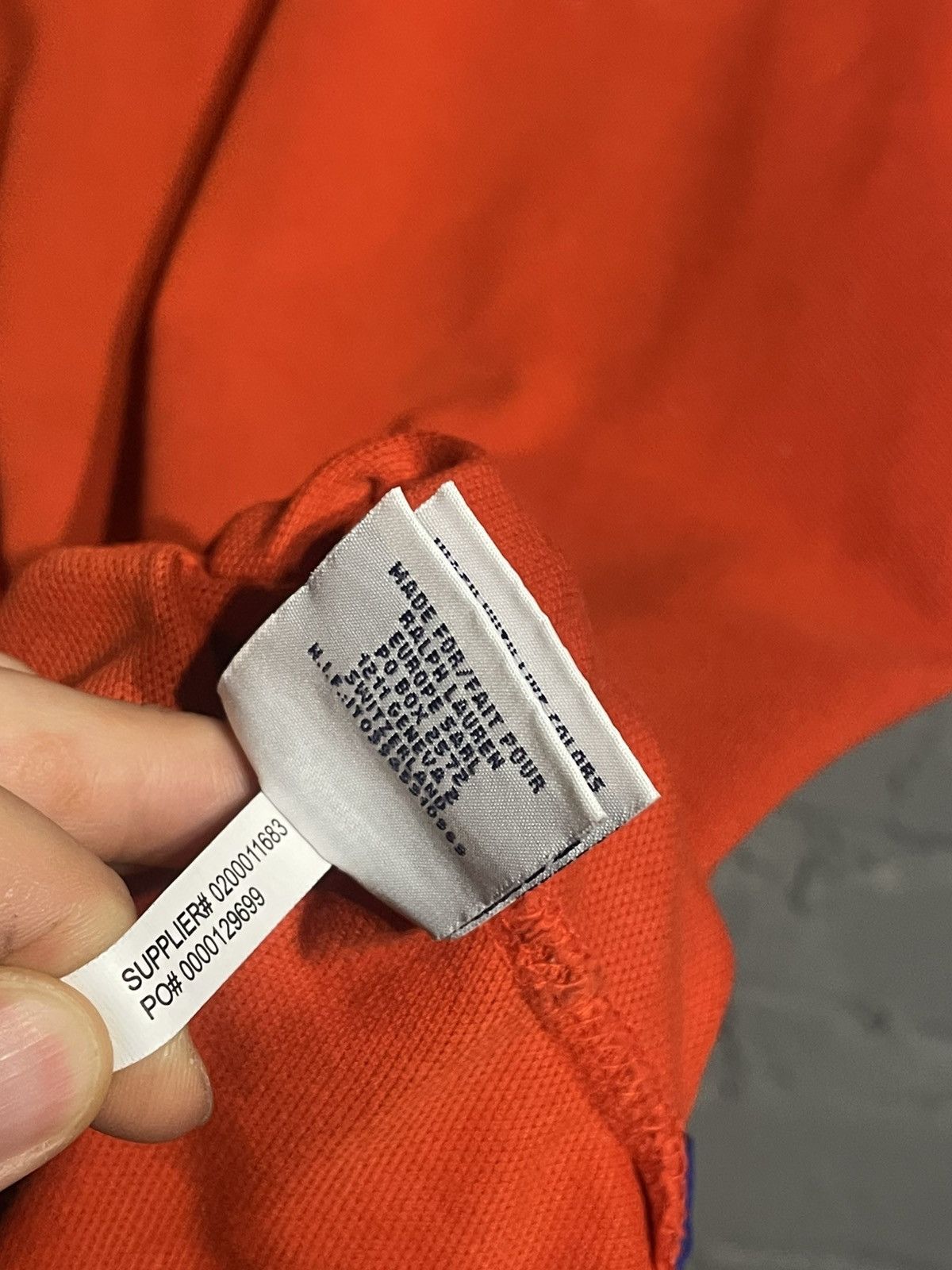 Polo Ralph Lauren T shirt Polo Ralph Lauren big logo L size Size US L / EU 52-54 / 3 - 8 Thumbnail