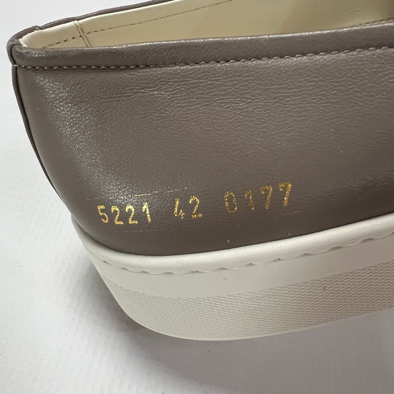 Common Projects Common Projects Slip-On Leather Sneakers EU 42 Taupe Luxury Size US 9 / EU 42 - 3 Thumbnail