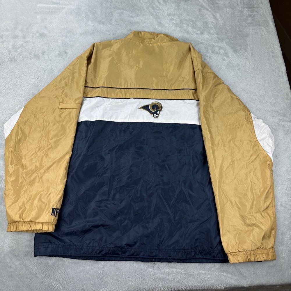 NFL St Louis Rams Men's Size XL Vintage NFL Polyester Full Zip Size US XL / EU 56 / 4 - 7 Thumbnail