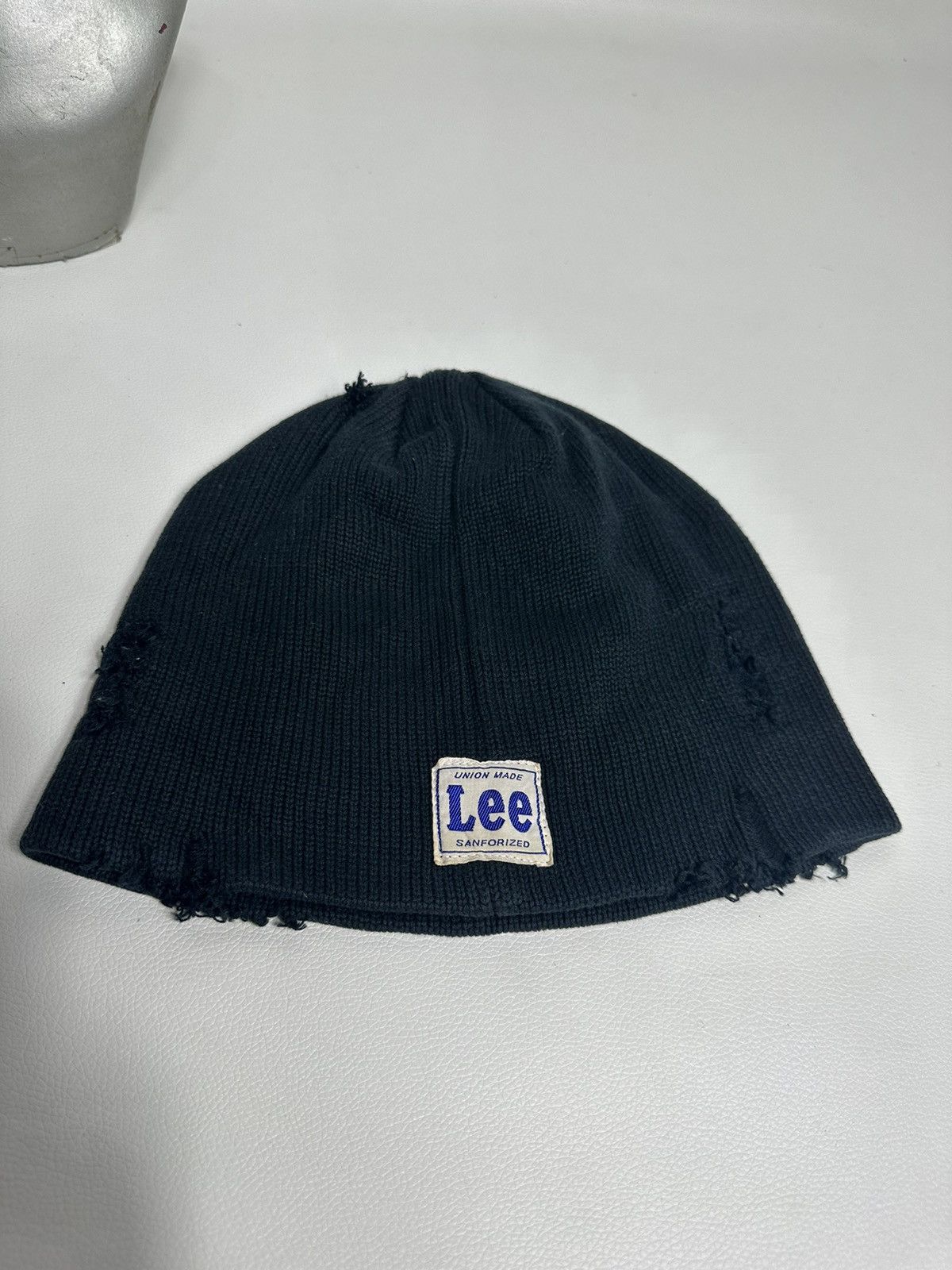 Lee Lee Distressed Punk Bondage Design Beanie hats Size ONE SIZE - 12 Thumbnail