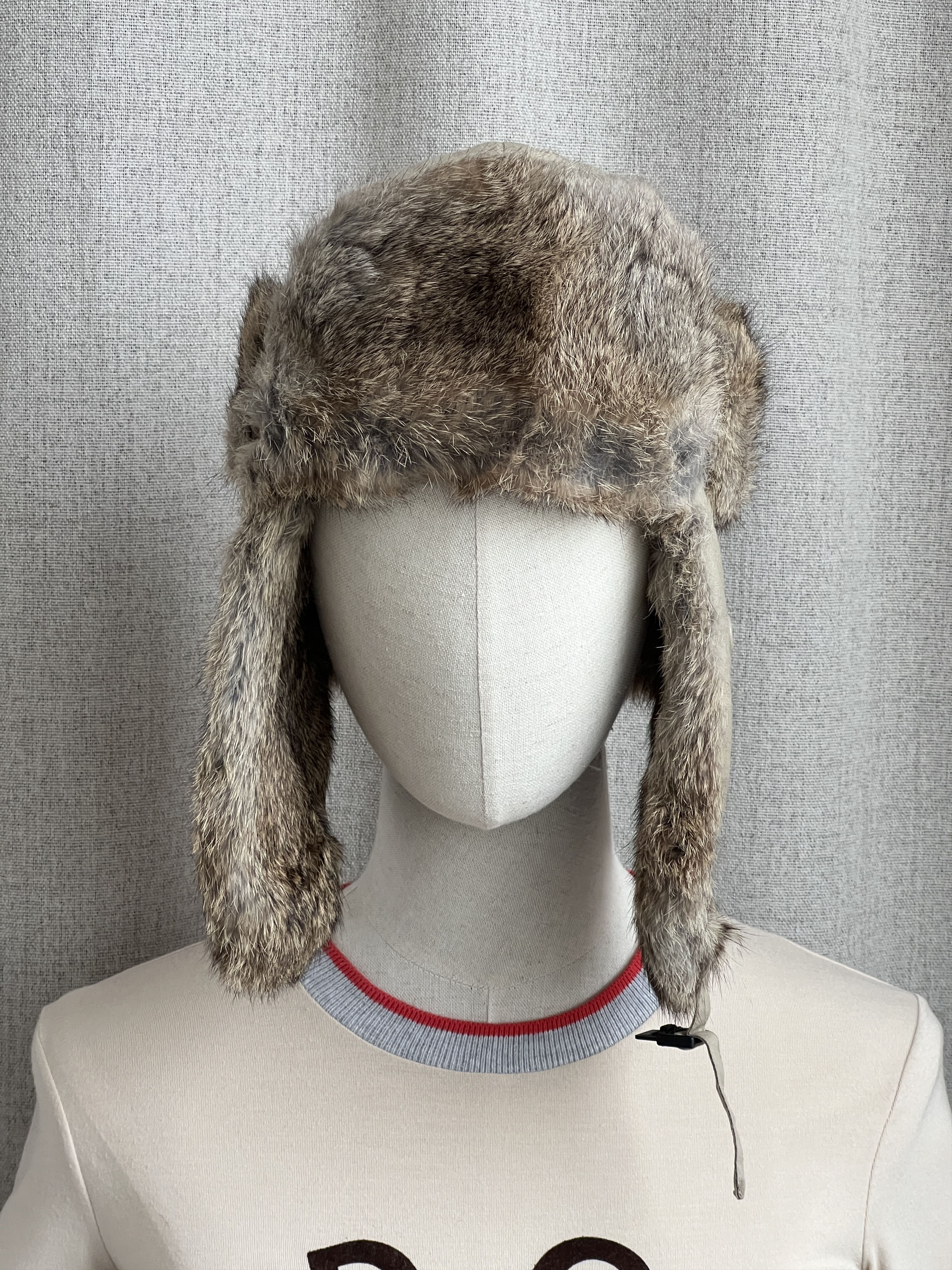 Vintage Vintage Real Fur Ushanka Floppy Fuzzy Hat Size ONE SIZE - 2 Thumbnail