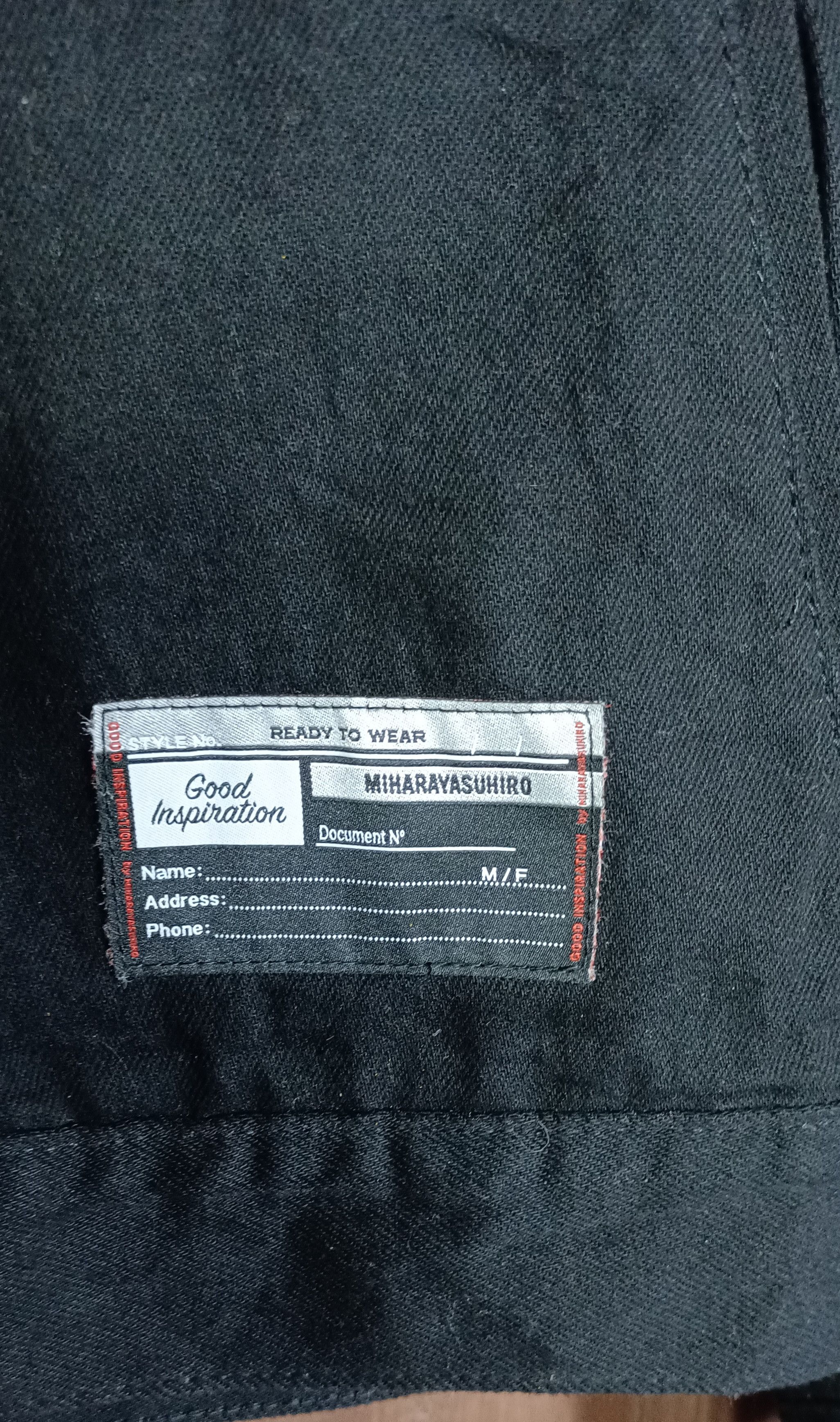 Maison MIHARA YASUHIRO Miharayasuhiro Denim Jacket Super Black Size US M / EU 48-50 / 2 - 7 Thumbnail