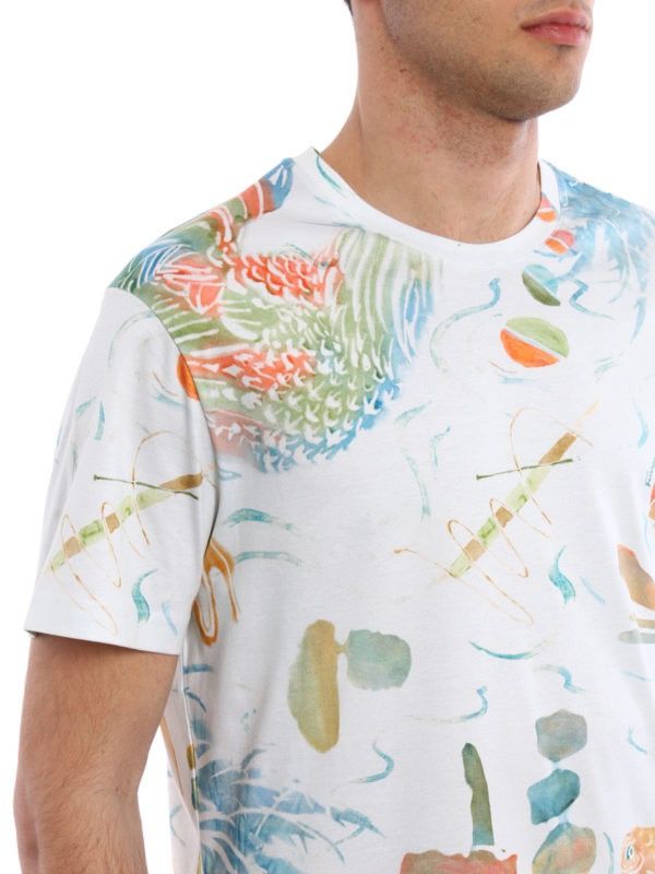 Salvatore Ferragamo 🇮🇹 Salvatore Ferragamo Luxury T-Shirt Made in Italy Abstract Size US S / EU 44-46 / 1 - 5 Thumbnail