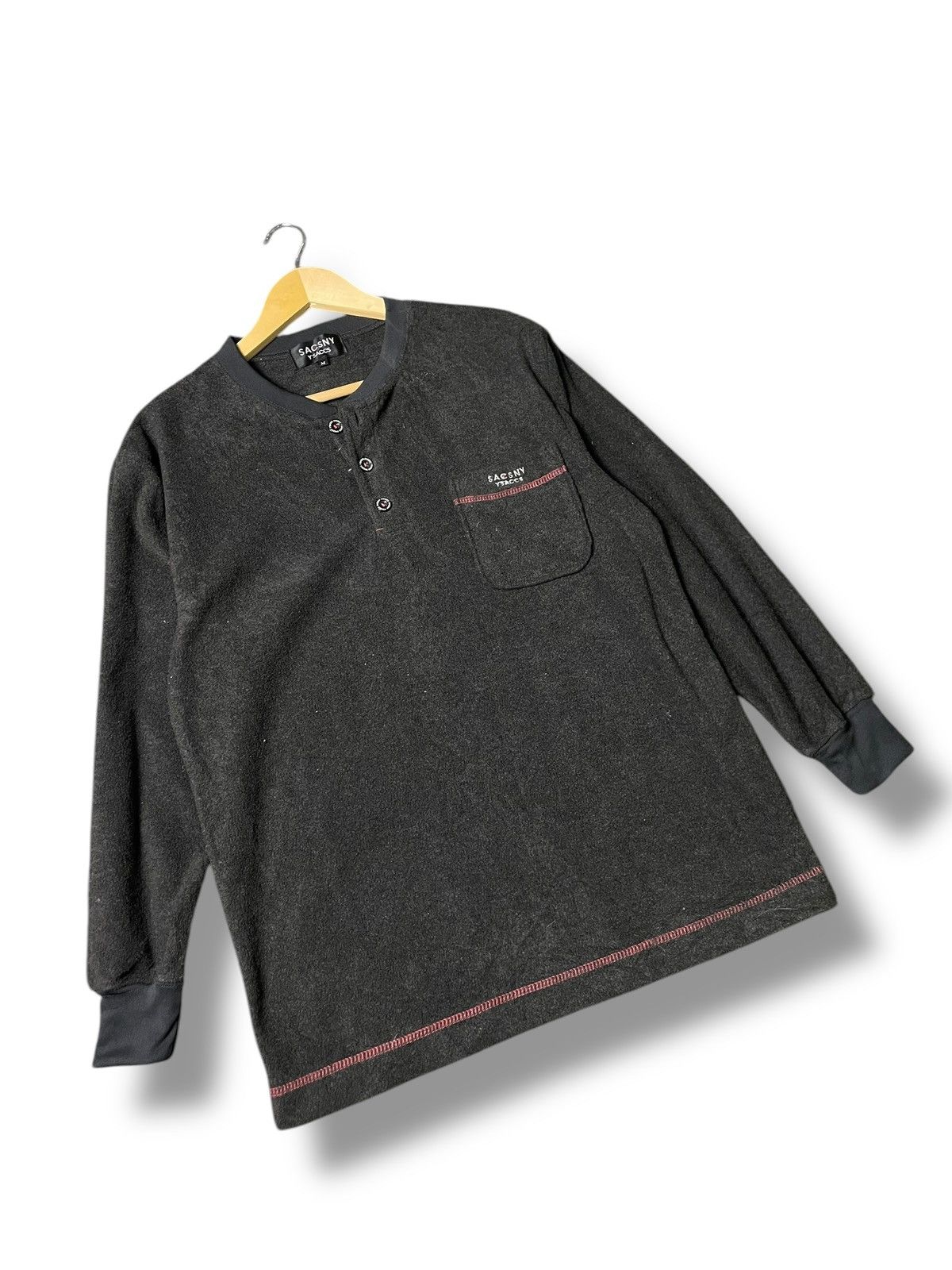 Japanese Brand × Y's × Yohji Yamamoto Ysaccs x Yohji Yamamoto Fleece Sweater (73) Size US M / EU 48-50 / 2 - 4 Thumbnail