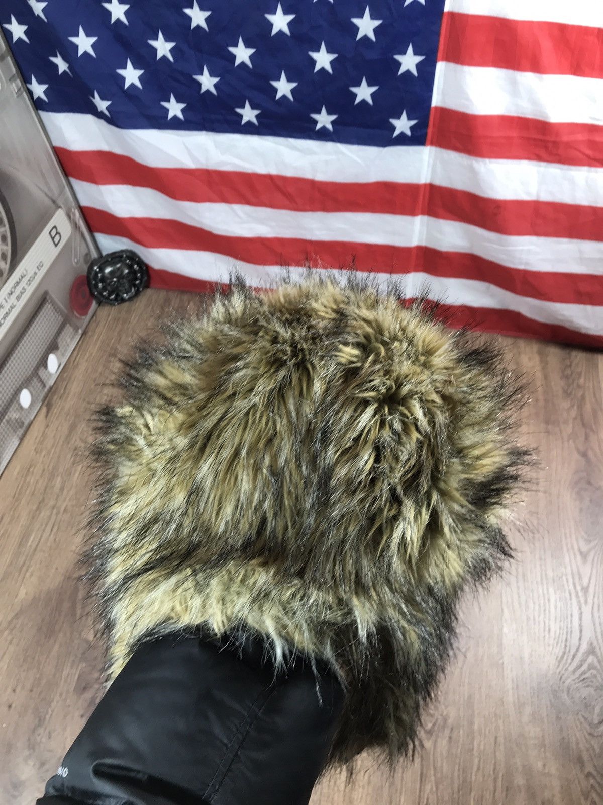 Hysteric Glamour × Japanese Brand Vintage Fuzzy Mohair Ushanka Hat Avant Garde Size ONE SIZE - 7 Thumbnail