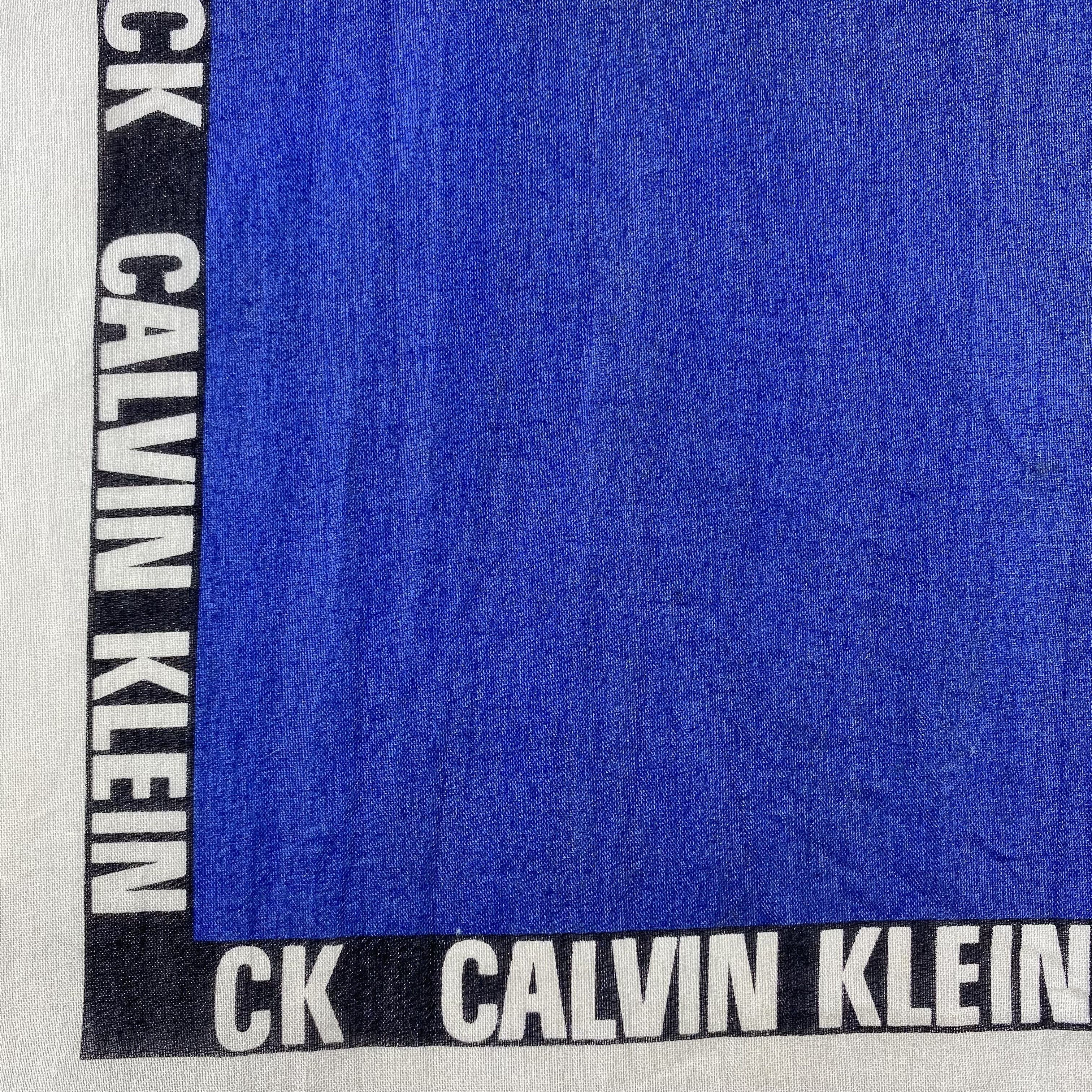 Calvin Klein × Vintage Calvin Klein Bandana/ Handkerchief / Neckerchief Size ONE SIZE - 4 Thumbnail