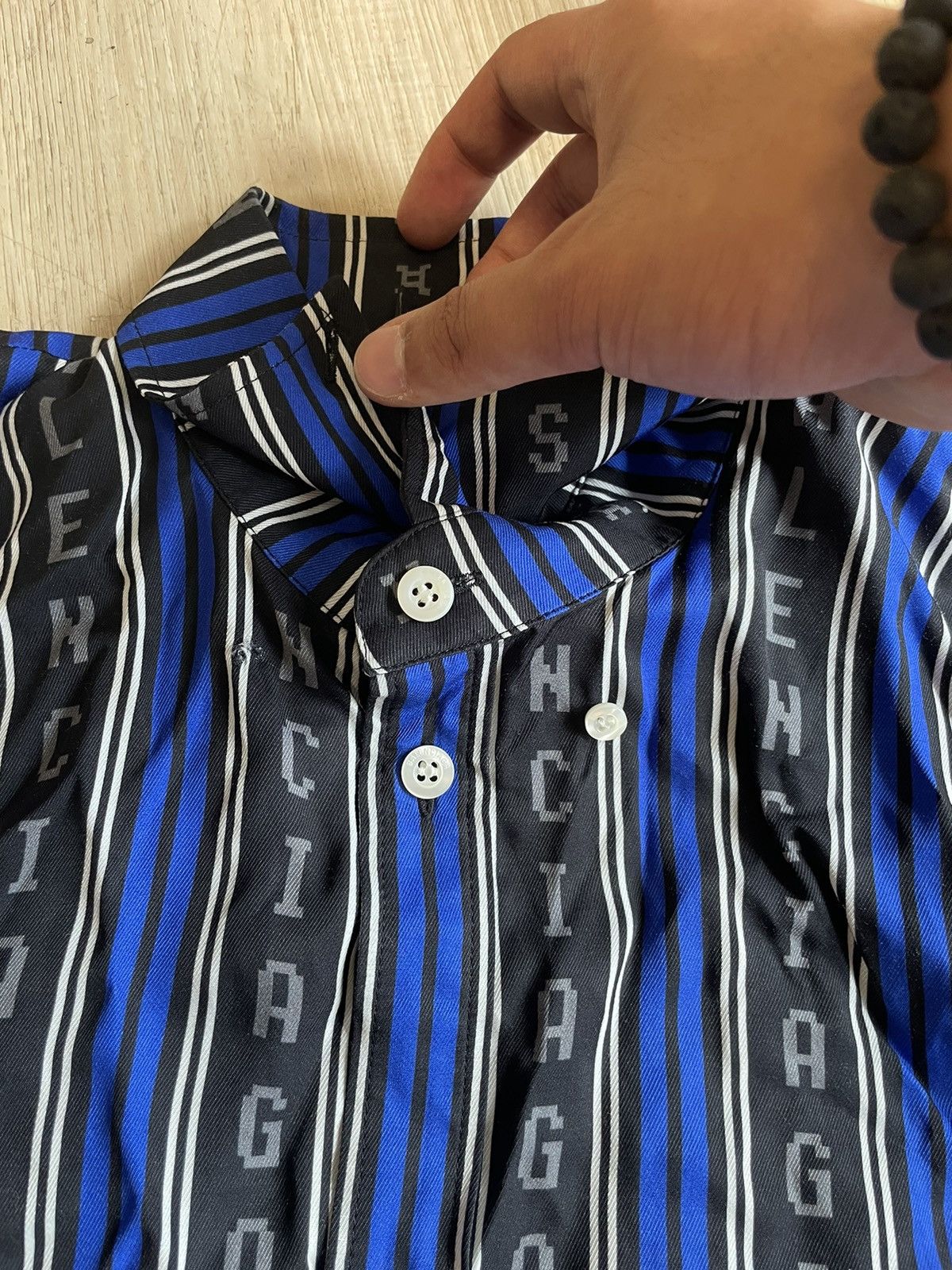 Balenciaga Balenciaga Jeans Button Up Shirt Size US L / EU 52-54 / 3 - 3 Thumbnail