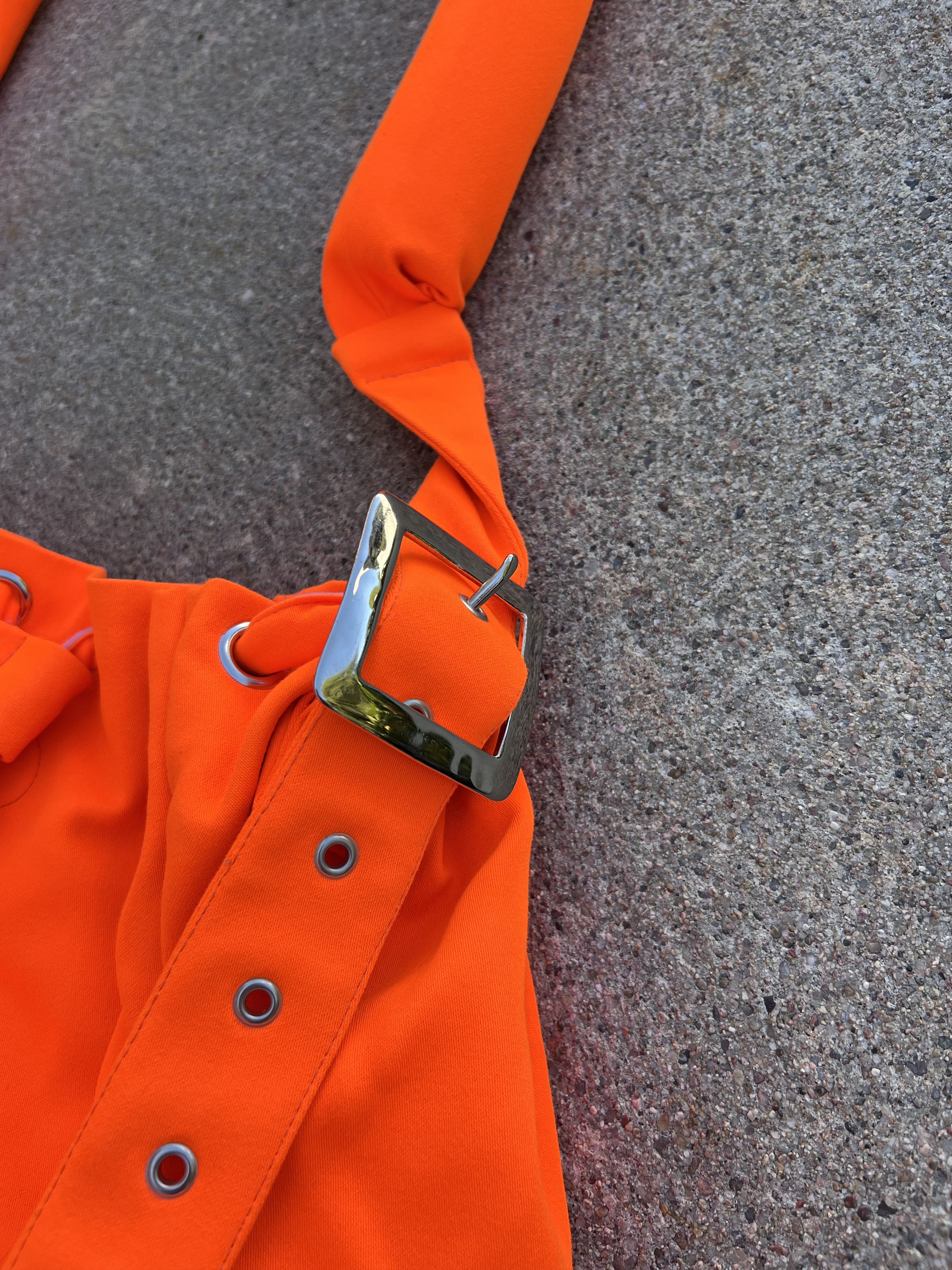 Charles Jeffrey LOVERBOY Charles Jeffrey Loverboy Shoulder Bag in Neon Orange Size ONE SIZE - 5 Thumbnail