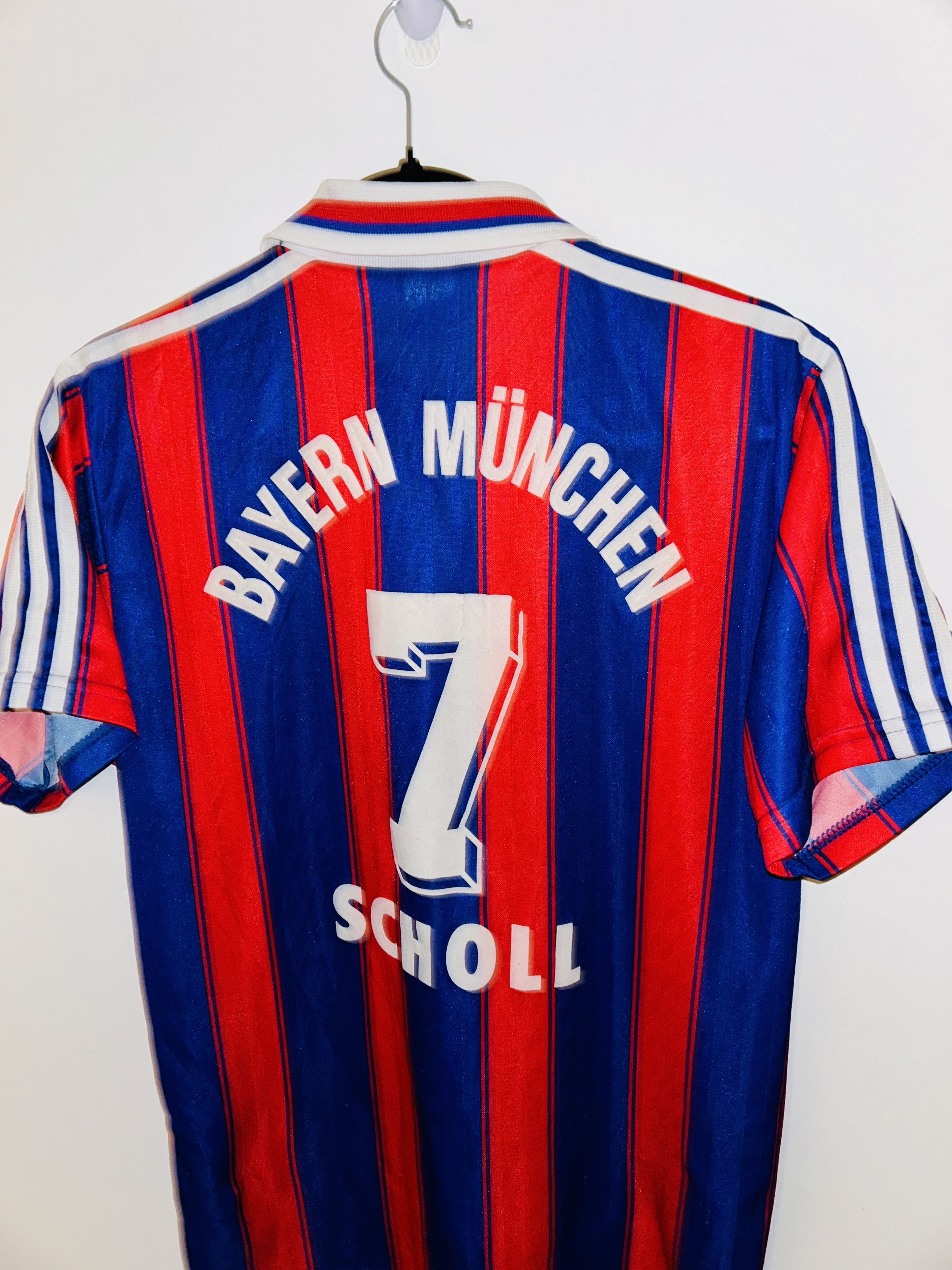 Adidas × Vintage bayern munich 1995/96 scholl home jersey Size US S / EU 44-46 / 1 - 5 Thumbnail