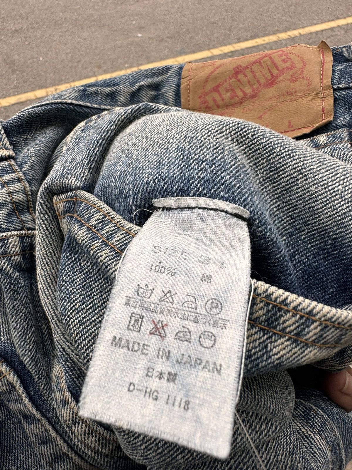 Denime × Japanese Brand Denime Selvedge Vintage Jeans Japan Size 34 Size US 34 / EU 50 - 10 Thumbnail