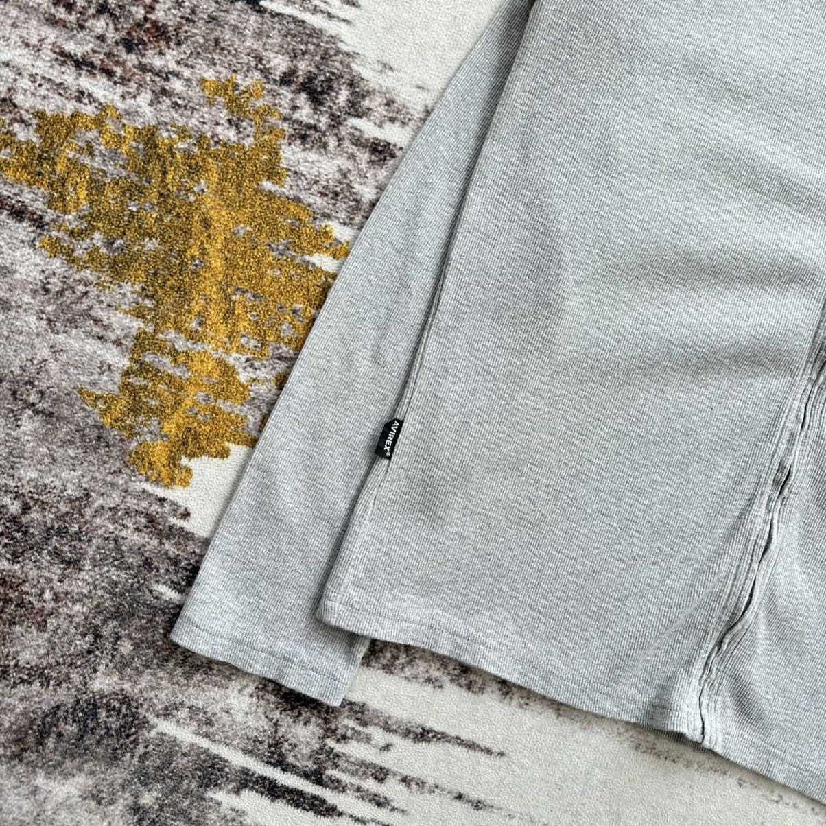 Avirex AVIREX USA GREY FULL ZIP MOCK NECK SWEATSHIRT VINTAGE Size US S / EU 44-46 / 1 - 4 Thumbnail