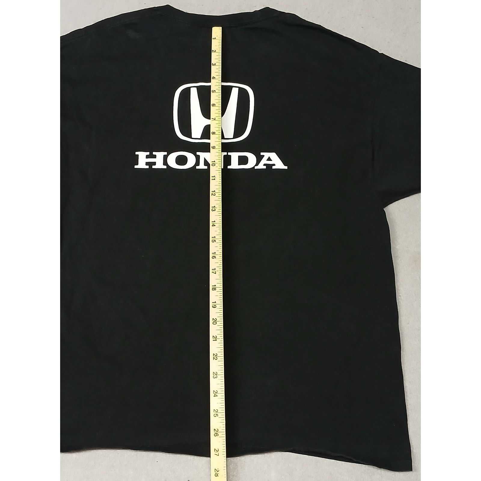 Hanes Hanes (XL) Black Honda Logo Short Sleeve Crew Neck Tee Shirt Size US XL / EU 56 / 4 - 8 Thumbnail