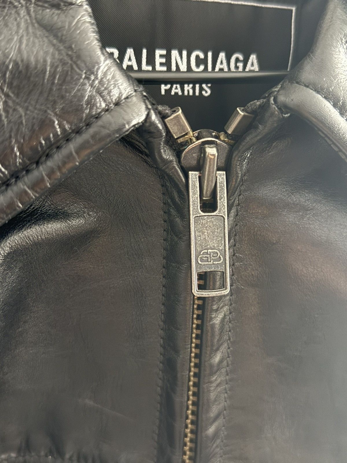 Balenciaga Balenciaga Oversized Padded Leather Jacket Size US M / EU 48-50 / 2 - 9 Thumbnail