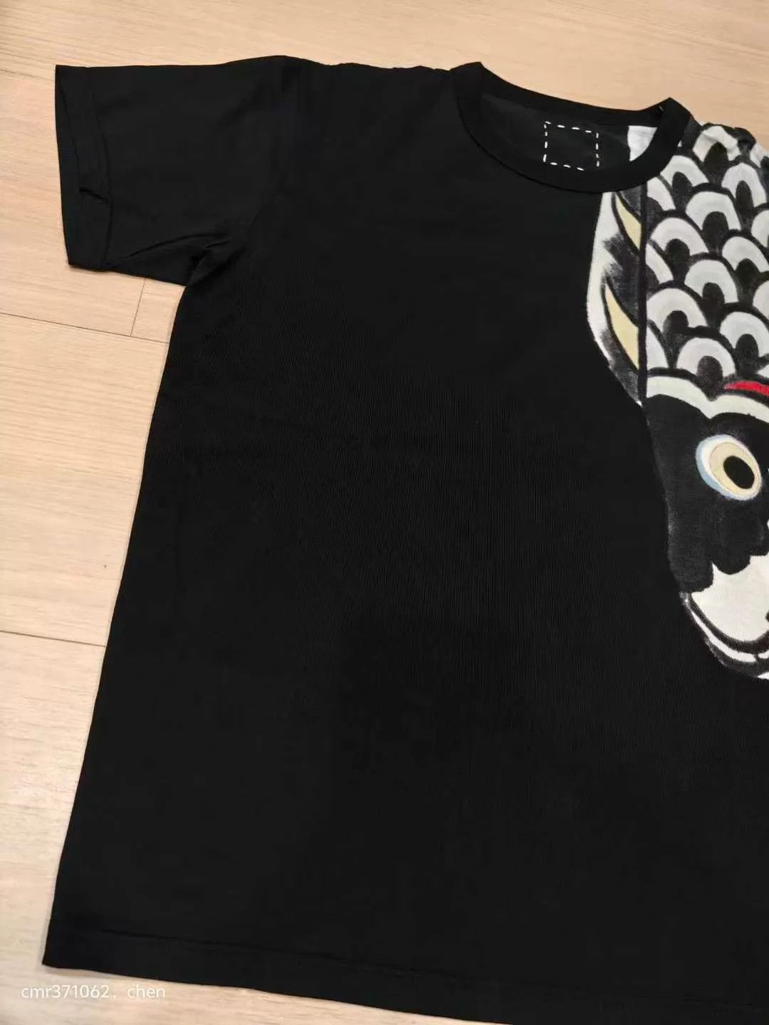 Visvim visvim 17 Upstreamer Tee Black 2 Hand-Painted Koi Size 2 Size US M / EU 48-50 / 2 - 3 Thumbnail