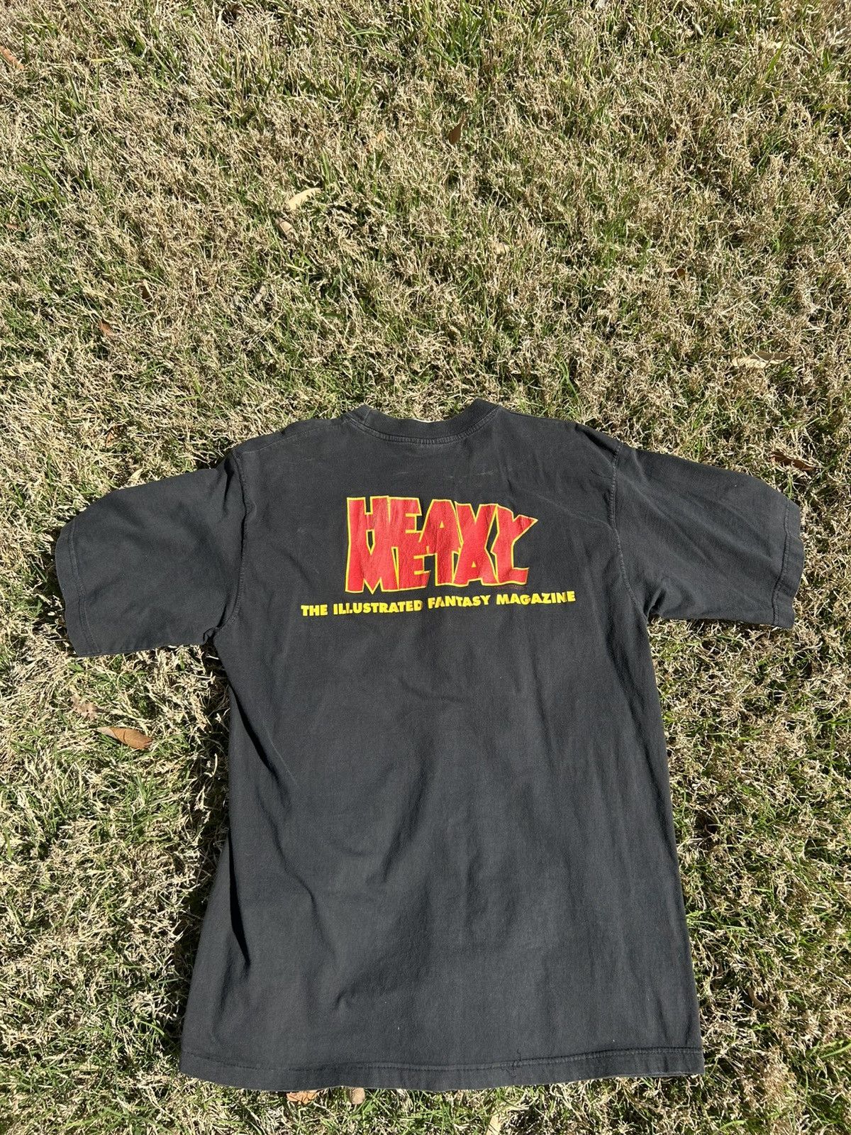 Vintage Rare Vintage 1993 Heavy Metal Magazine Shirt Size US XL / EU 56 / 4 - 5 Thumbnail