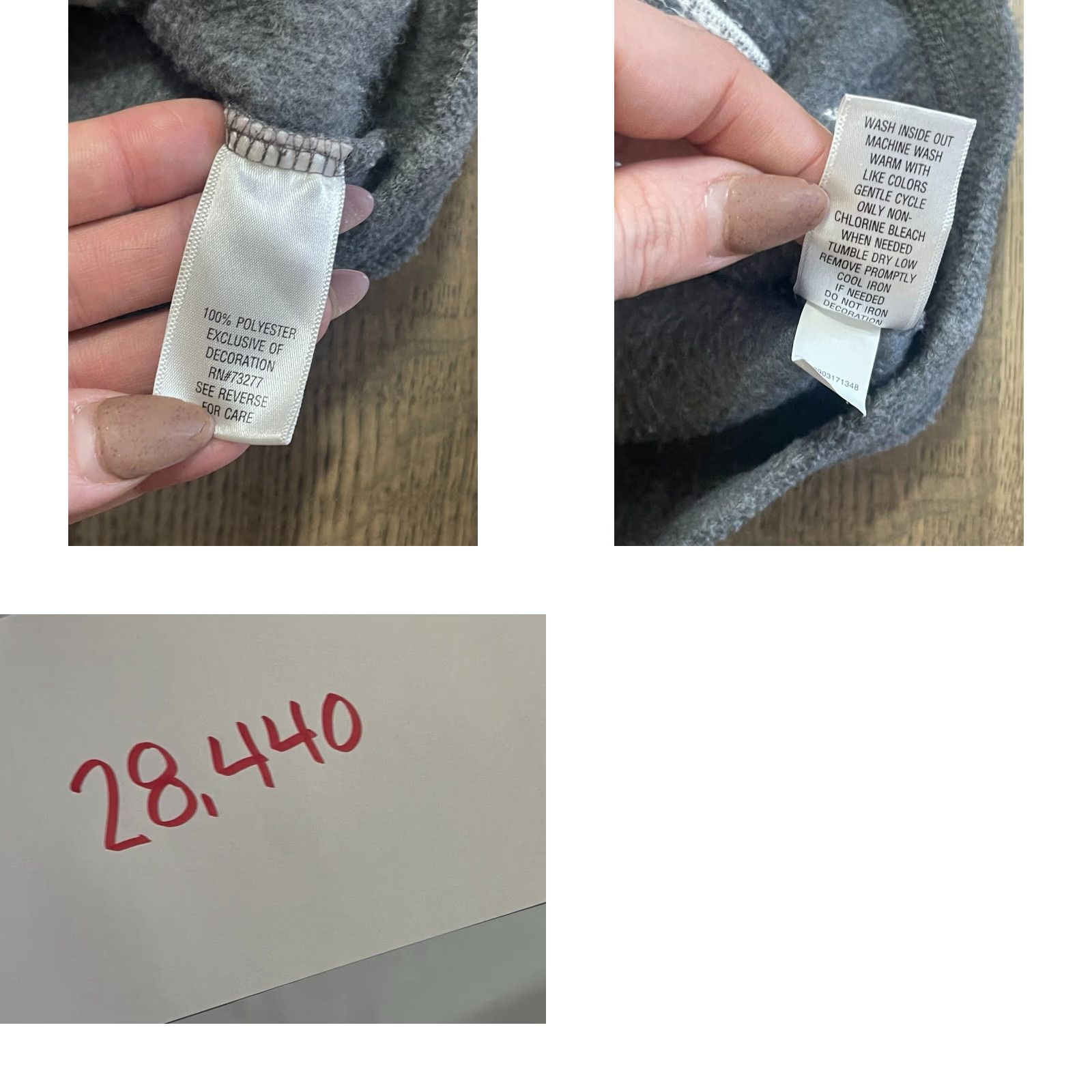 Croft & Barrow VINTAGE CROFT&BARROW Sweater (Womens) Gray Full Zip Winter Fleece Patches Size S - Casual, Regular Fit, Ladies Size S / US 4 / IT 40 - 8 Thumbnail
