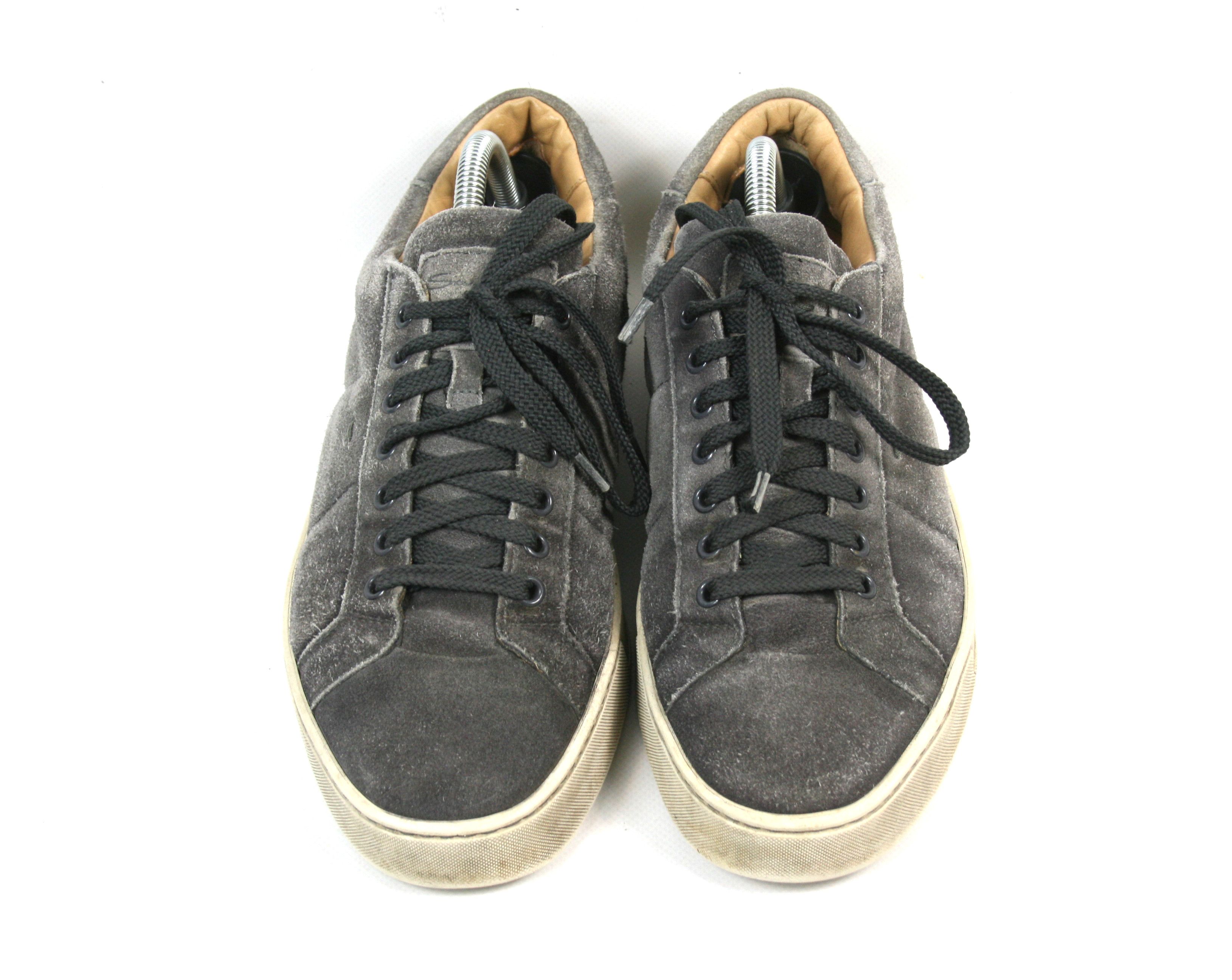 Santoni Suede Low Sneakers Size US 8 / EU 41 - 5 Thumbnail