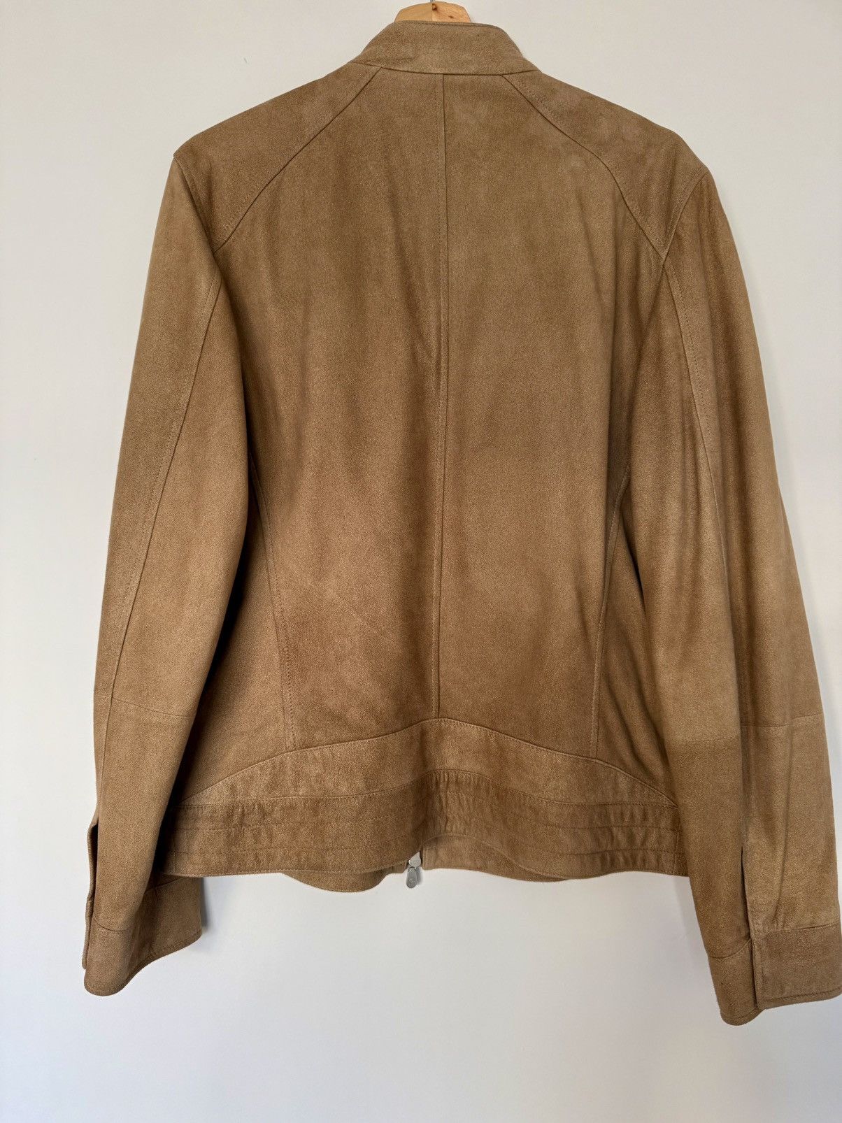 Brunello Cucinelli Suede moto jacket - as new. Size US M / EU 48-50 / 2 - 2 Thumbnail