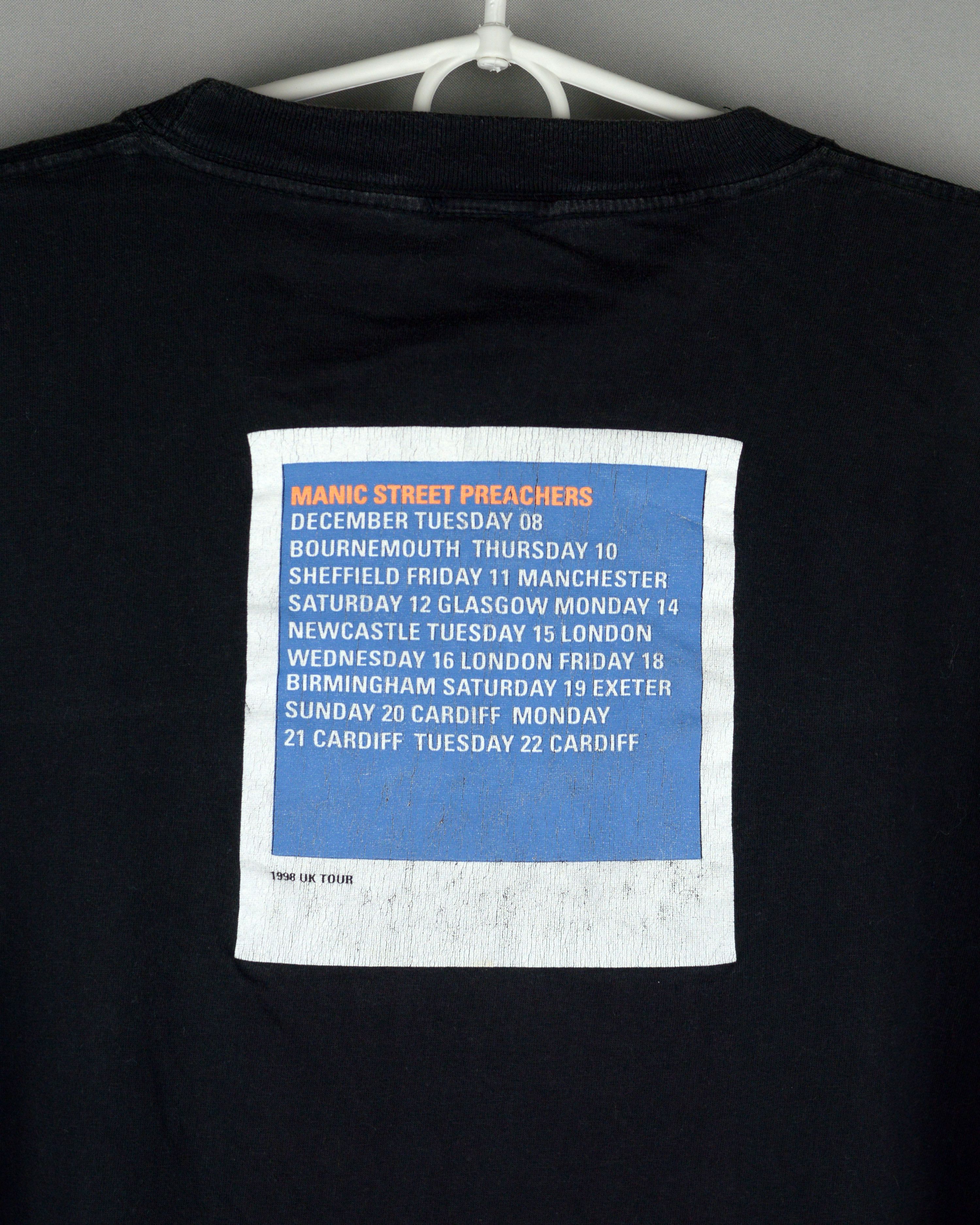 Vintage Vintage Manic Street Preachers 1998 UK tour t shirt Size US M / EU 48-50 / 2 - 5 Thumbnail