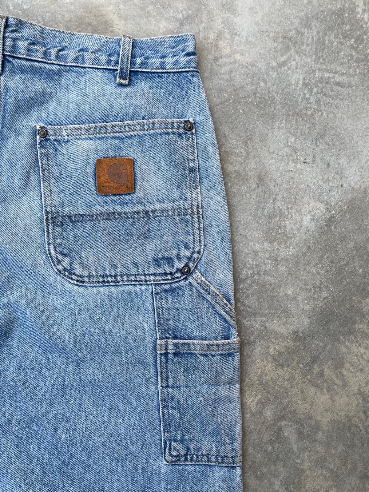 Carhartt Faded Dark Stone Carhartt Doublekne B73-BDST🪡Grunge Size US 32 / EU 48 - 8 Thumbnail
