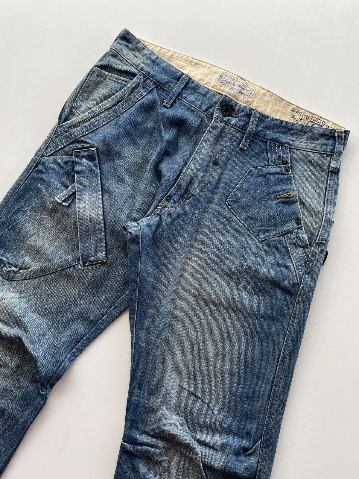 Avirex Avirex Armed Forces Jeans (LG27) Size US 32 / EU 48 - 3 Thumbnail