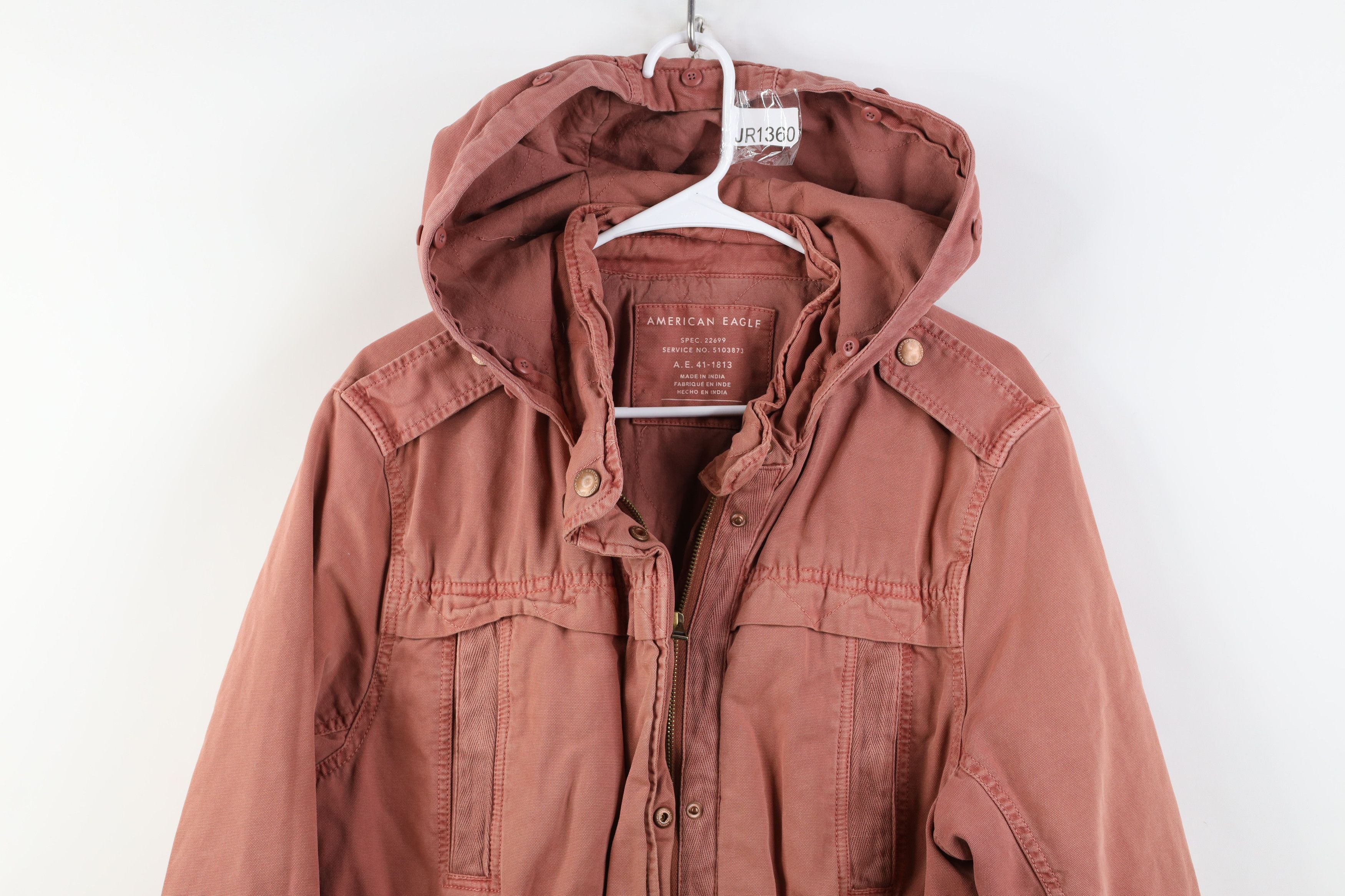 American Eagle Outfitters Vintage Y2K American Eagle Outfitters Military Field Jacket Size L / US 10 / IT 46 - 2 Thumbnail