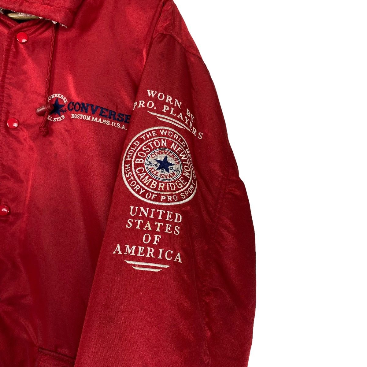 Converse Vintage 90s Converse Big Back Logo Coach Jacket Size US XL / EU 56 / 4 - 9 Thumbnail