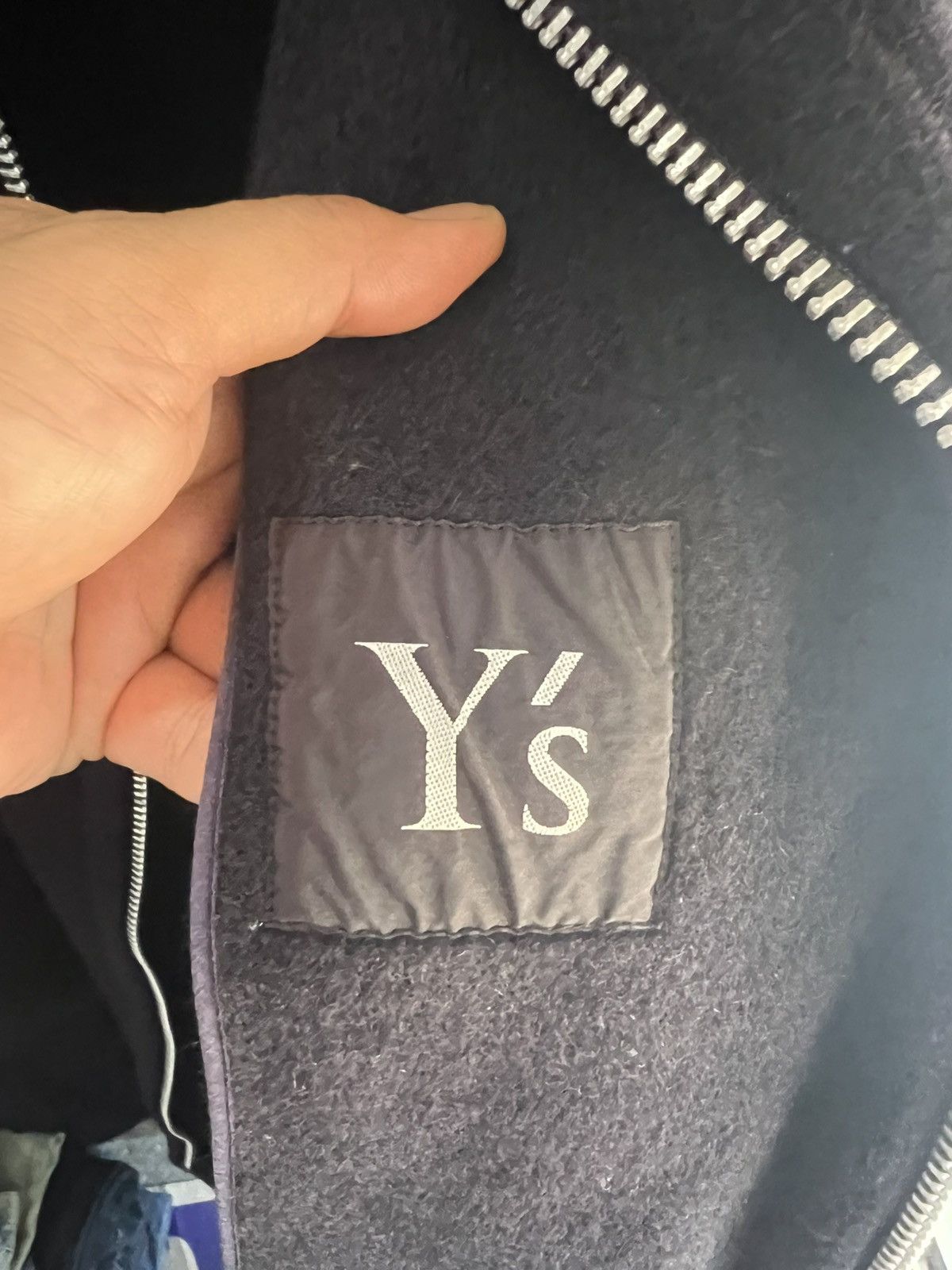 Yohji Yamamoto 🔥Vintage Y’s Yohji Yamamoto Wool Long Zipper Jacket Size US XXL / EU 58 / 5 - 14 Thumbnail