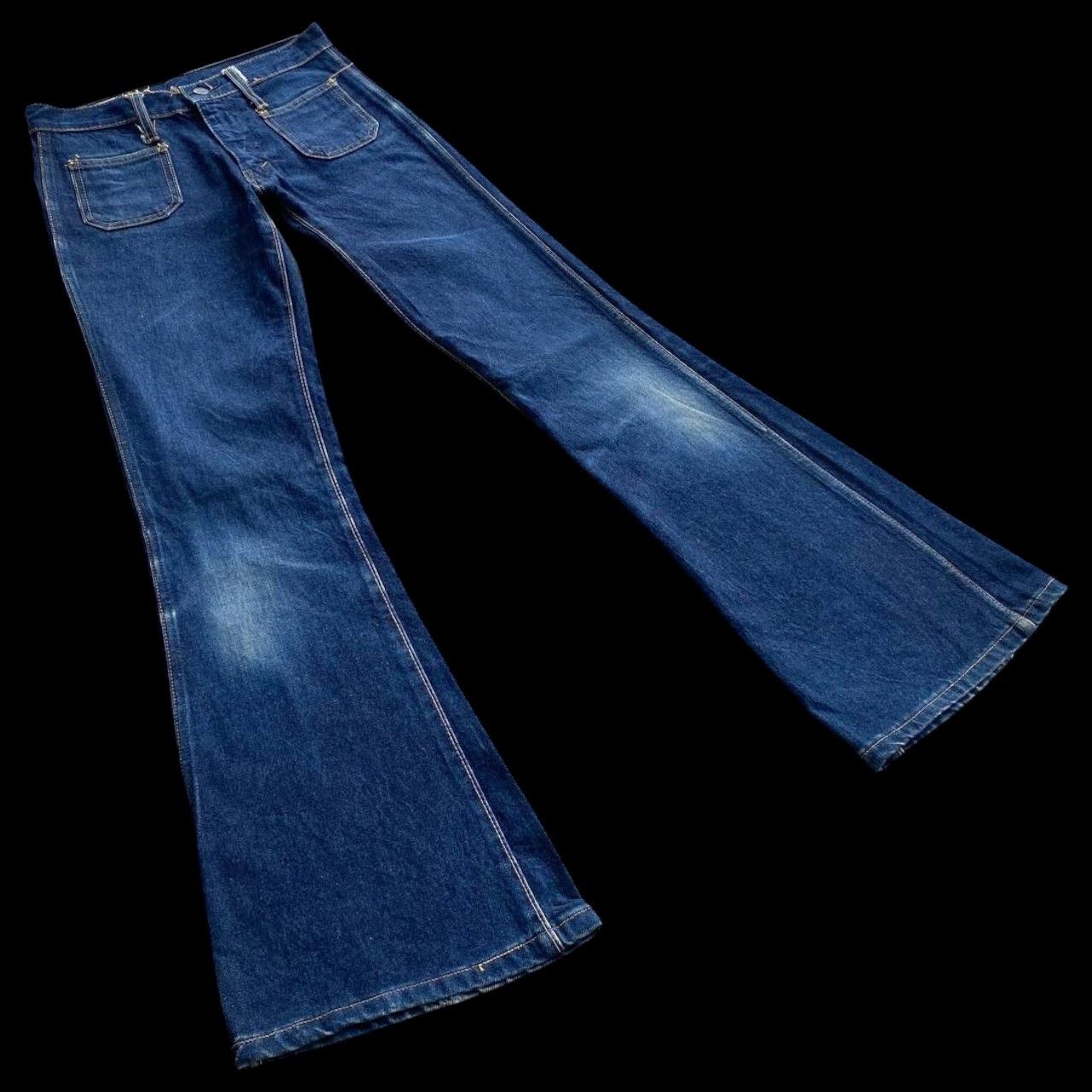 Big John VINTAGE 80-90s BIG JOHN FLARED BOTTOMBELL BUSH PANT TALON ZP Size US 28 / EU 44 - 9 Thumbnail