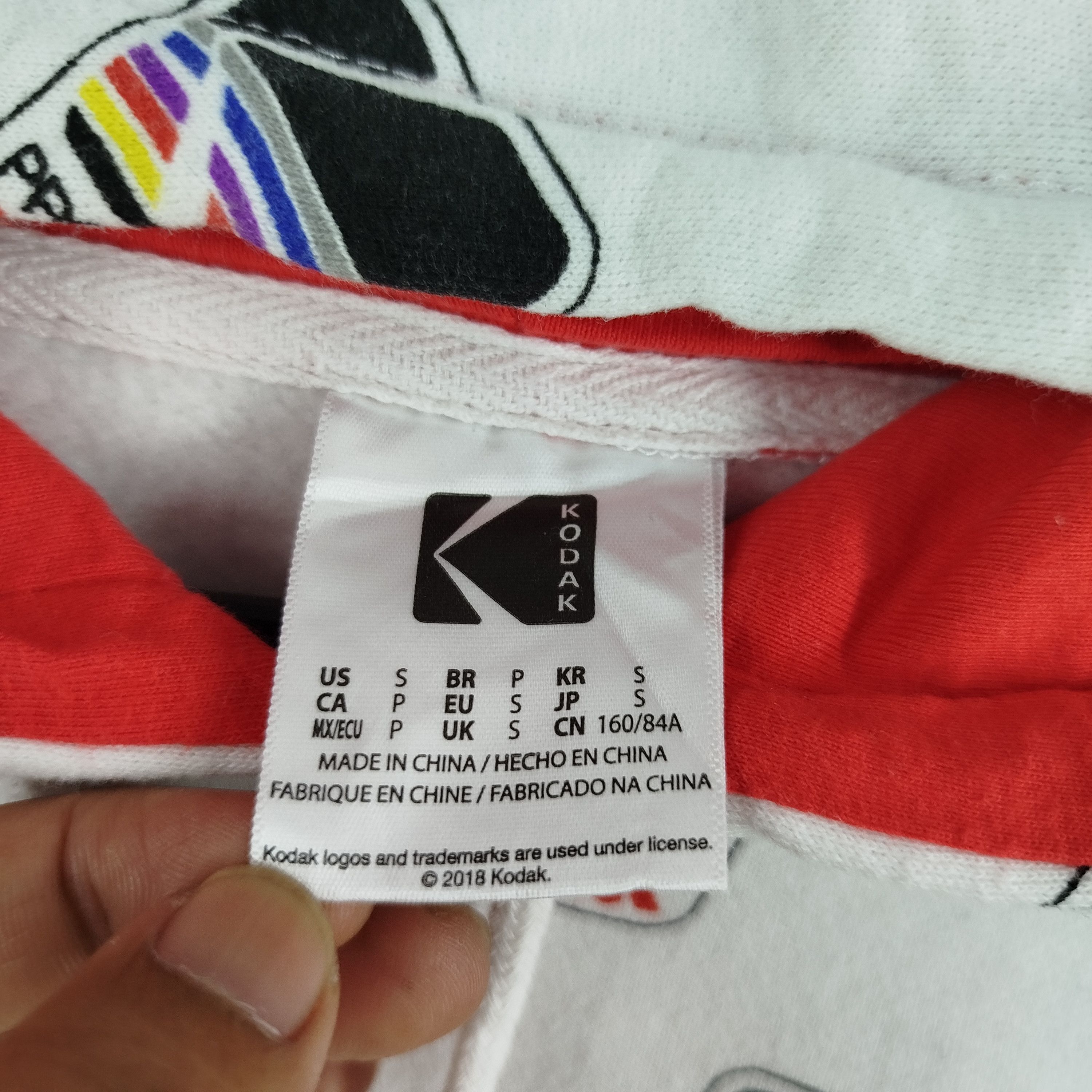 Kodak Kodak Fullprint Hoodie Crop Top Boxy Size M / US 6-8 / IT 42-44 - 7 Thumbnail