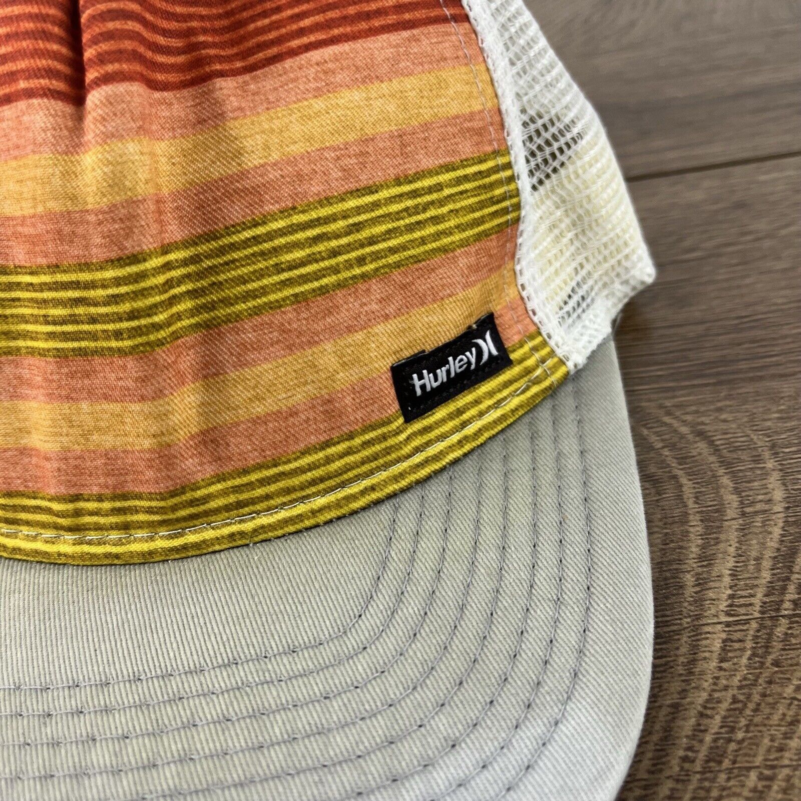 Hurley Hurley Snapback Hat Cap Snapback Hat Orange Adjustable Hat A Size ONE SIZE - 9 Thumbnail